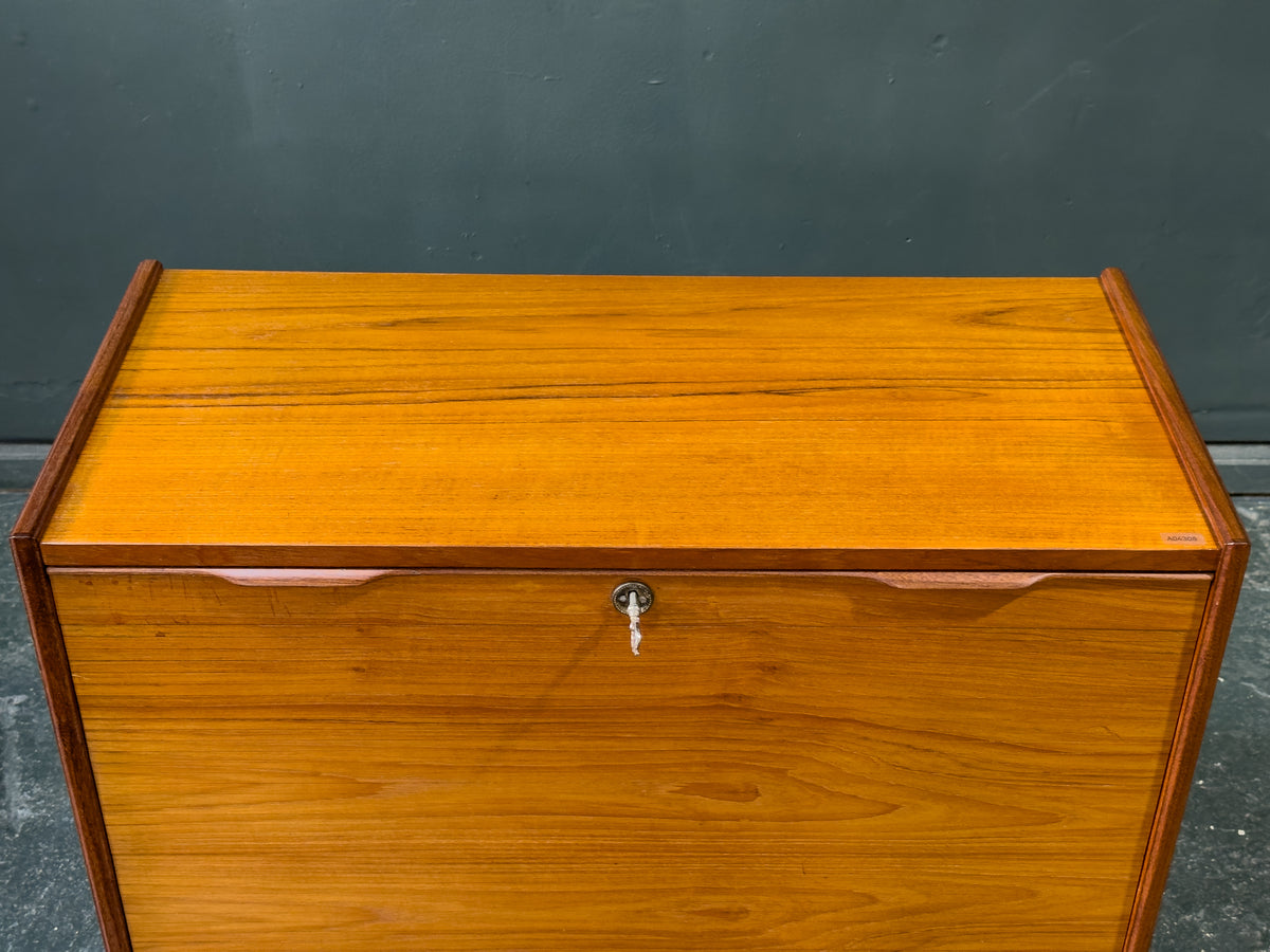 Teak Tambour Sideboard