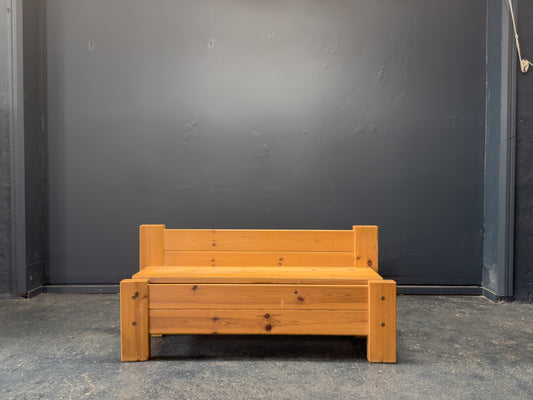 Pine Storage Bench