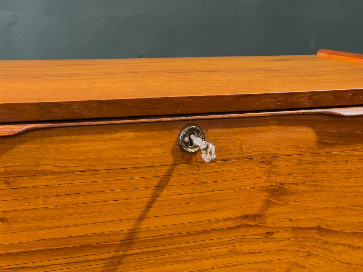 Teak Tambour Sideboard