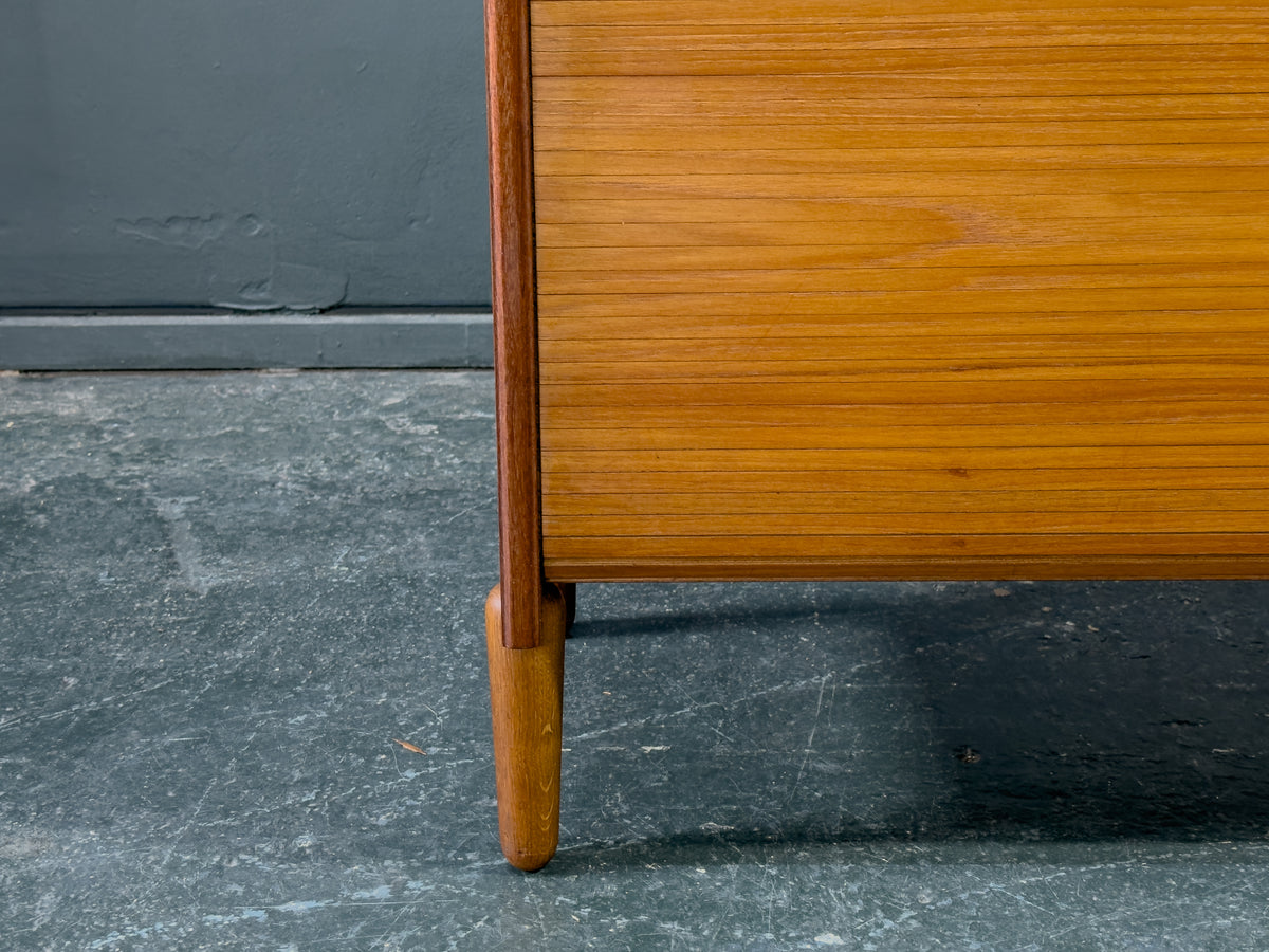 Teak Tambour Sideboard