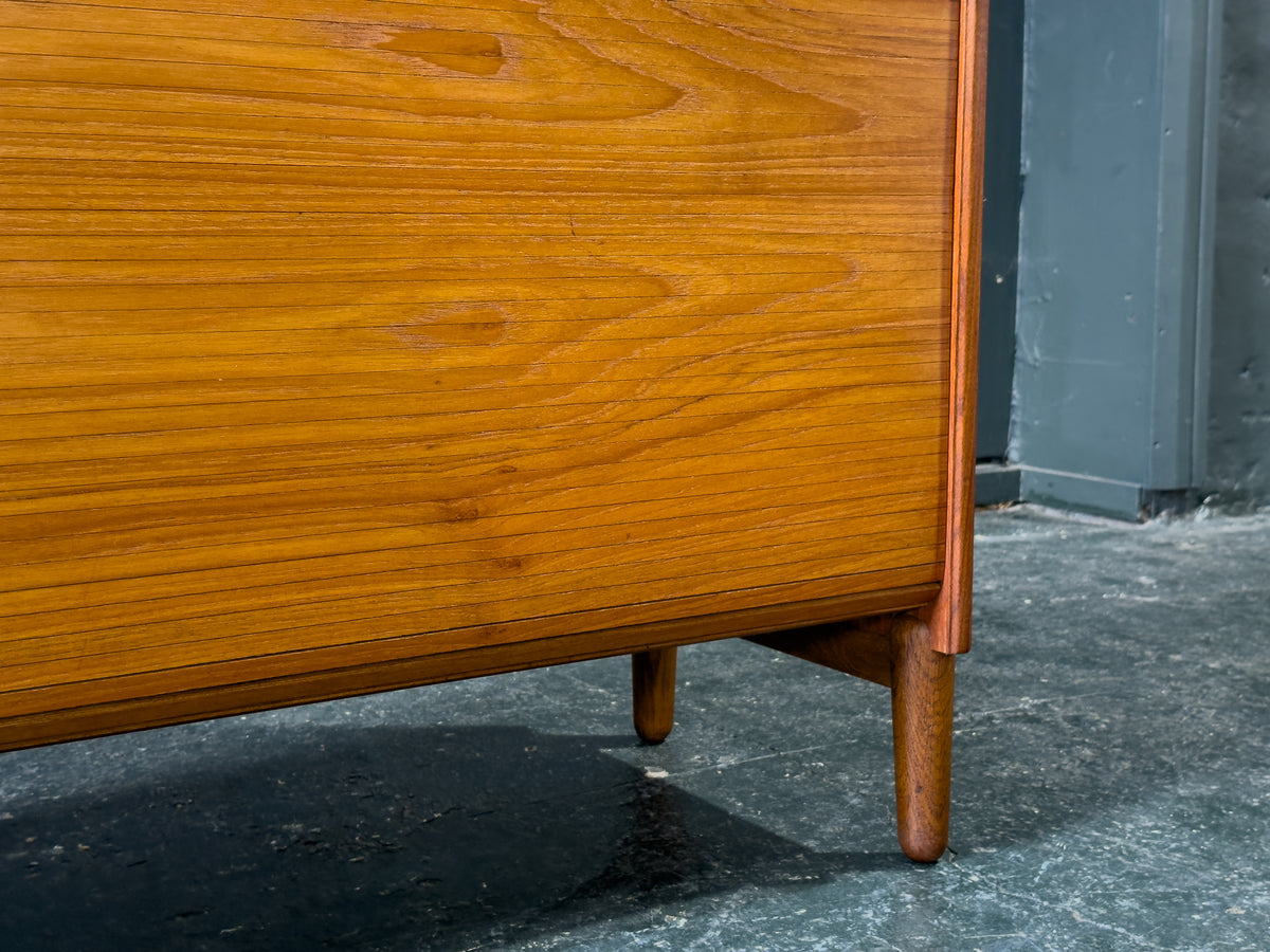 Teak Tambour Sideboard