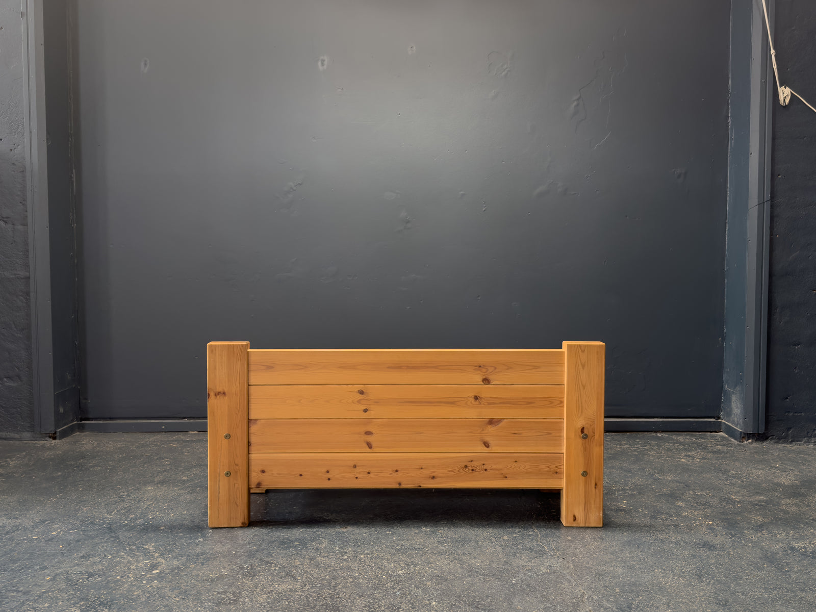 Pine Storage Bench