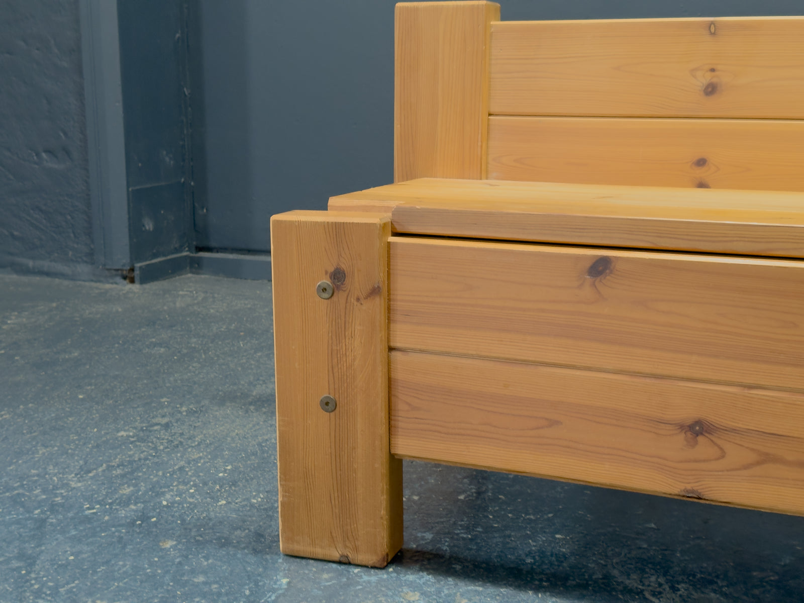 Pine Storage Bench