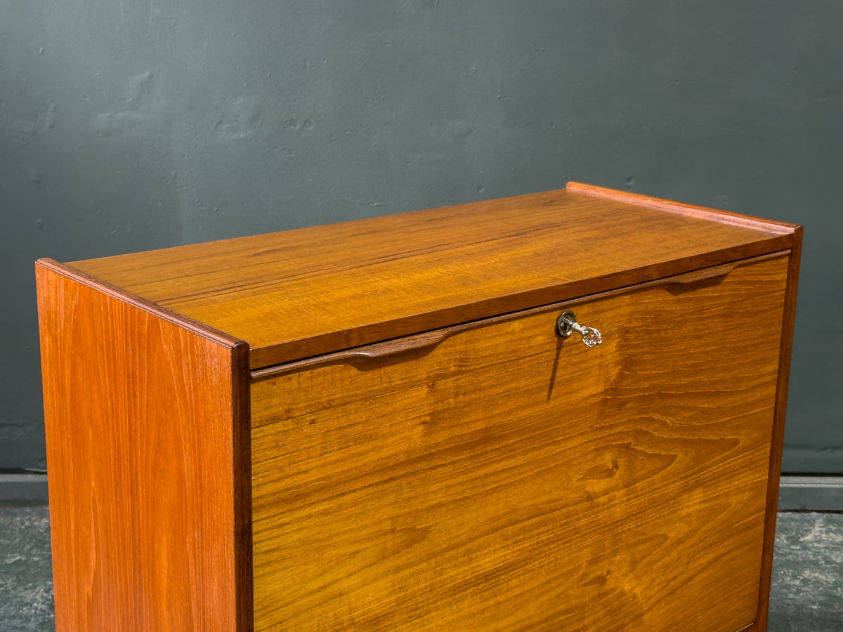 Teak Tambour Sideboard