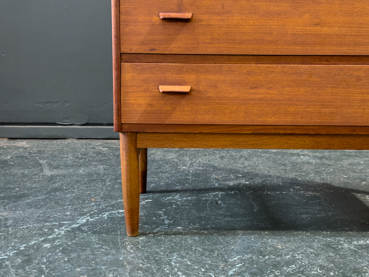 Teak Tallboy with 6 Drawers