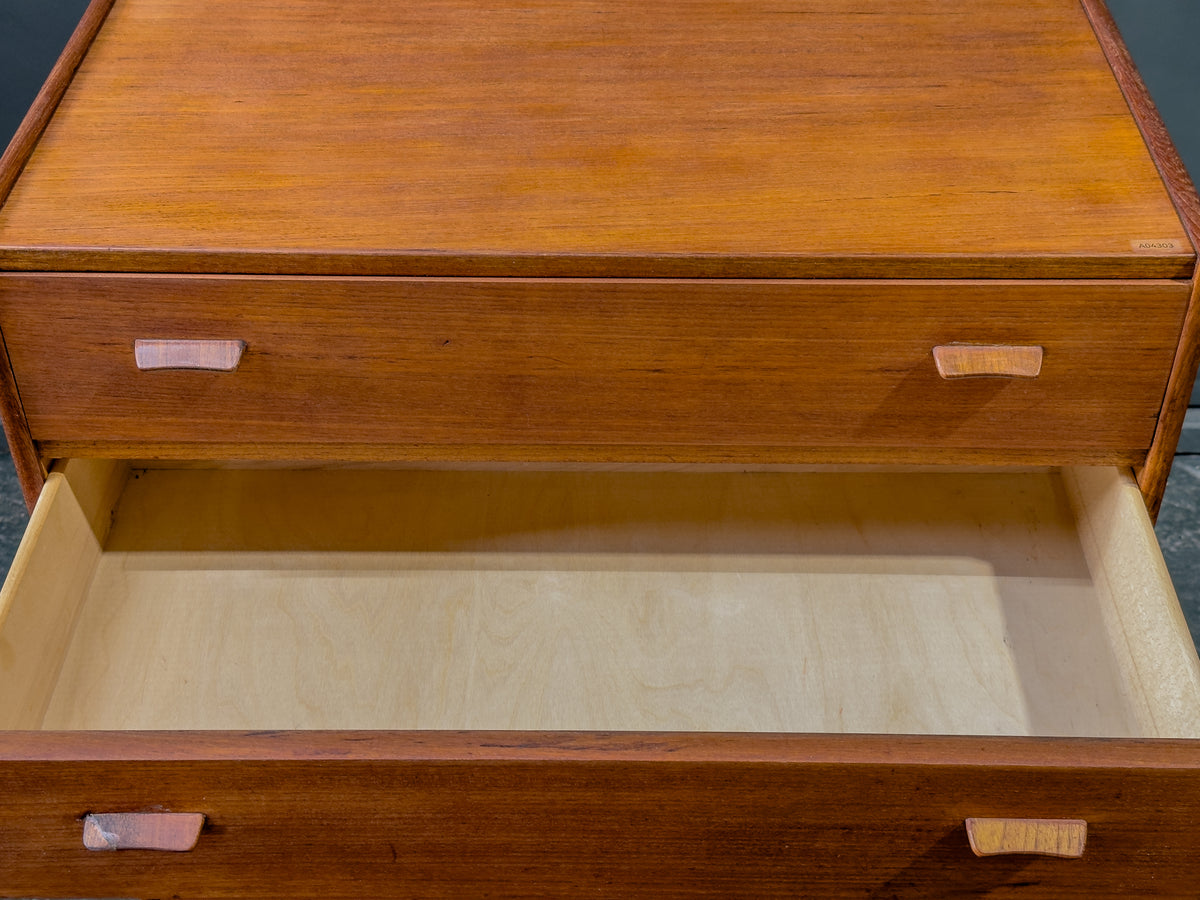 Teak Tallboy with 6 Drawers