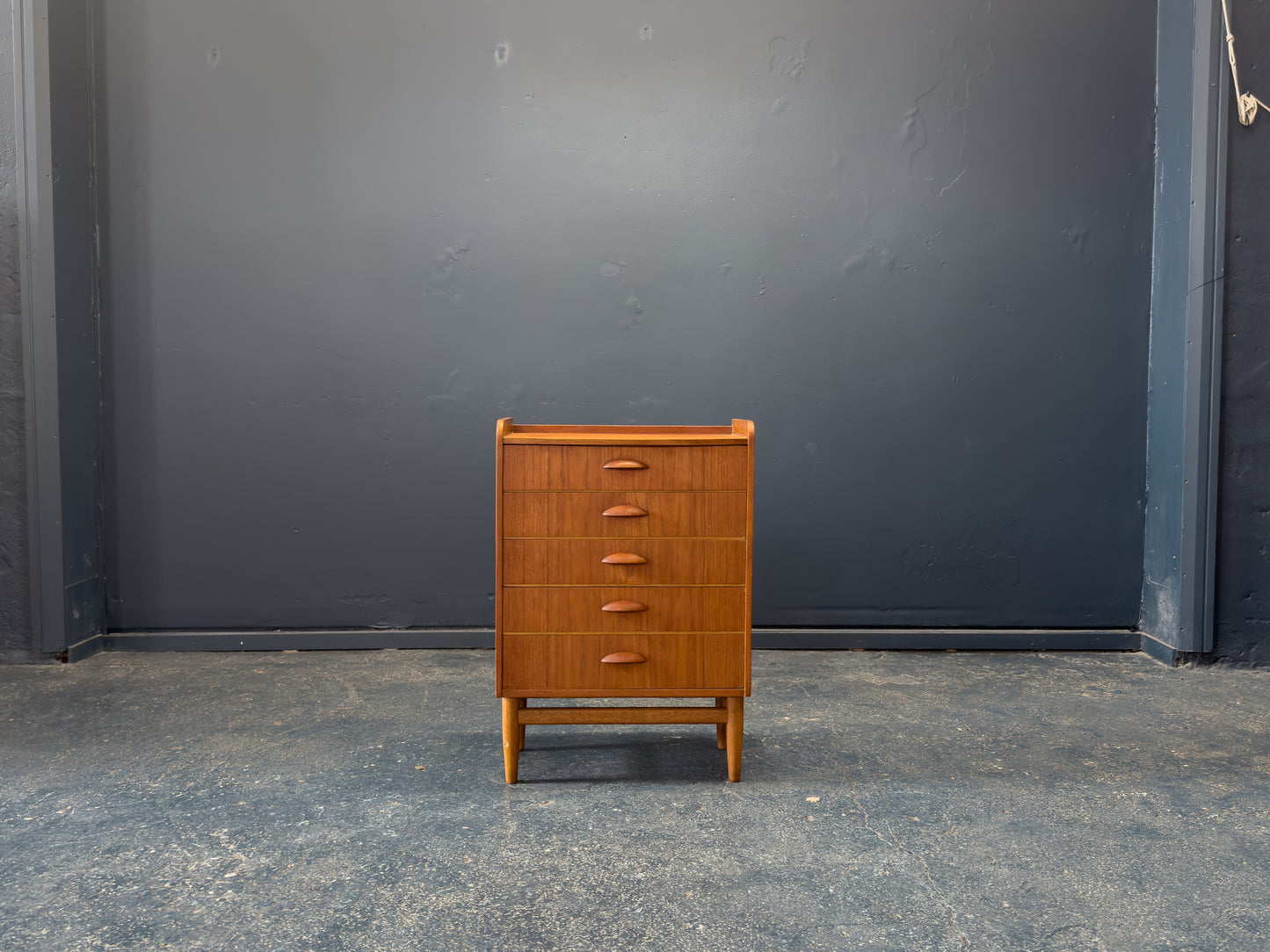 Kai Kristiansen Small Teak Chest of Drawers