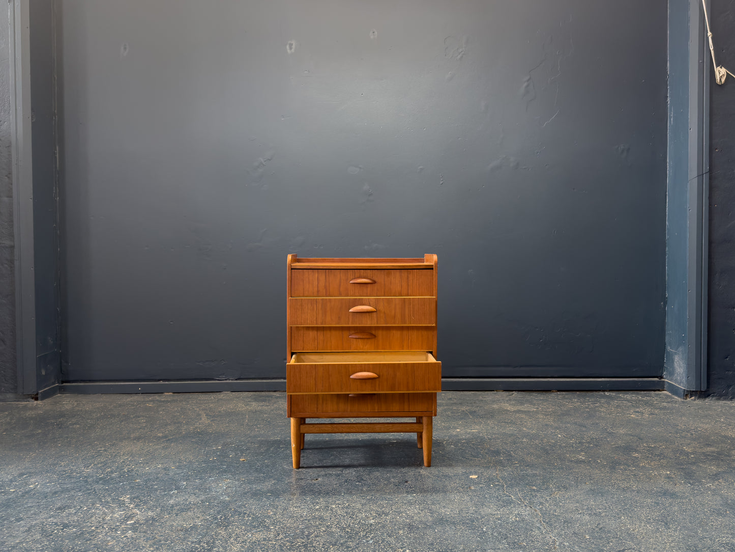 Kai Kristiansen Small Teak Chest of Drawers