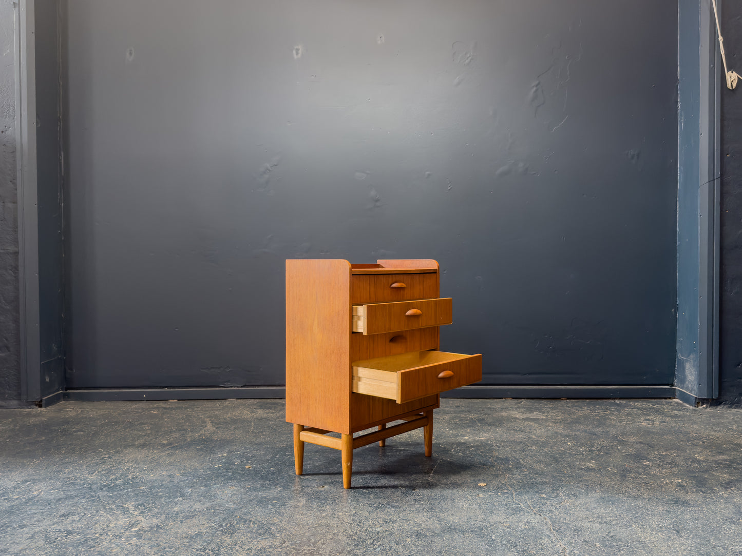 Kai Kristiansen Small Teak Chest of Drawers