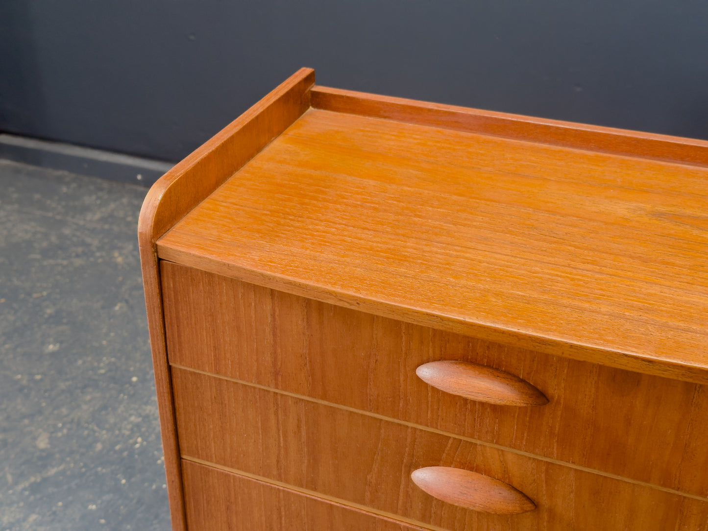 Kai Kristiansen Small Teak Chest of Drawers