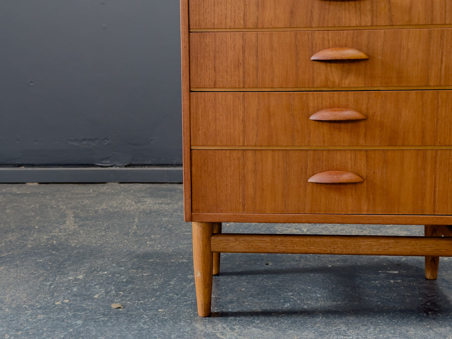 Kai Kristiansen Small Teak Chest of Drawers