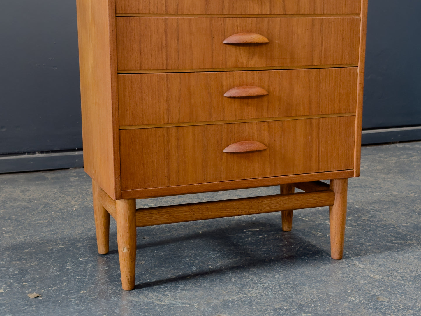 Kai Kristiansen Small Teak Chest of Drawers