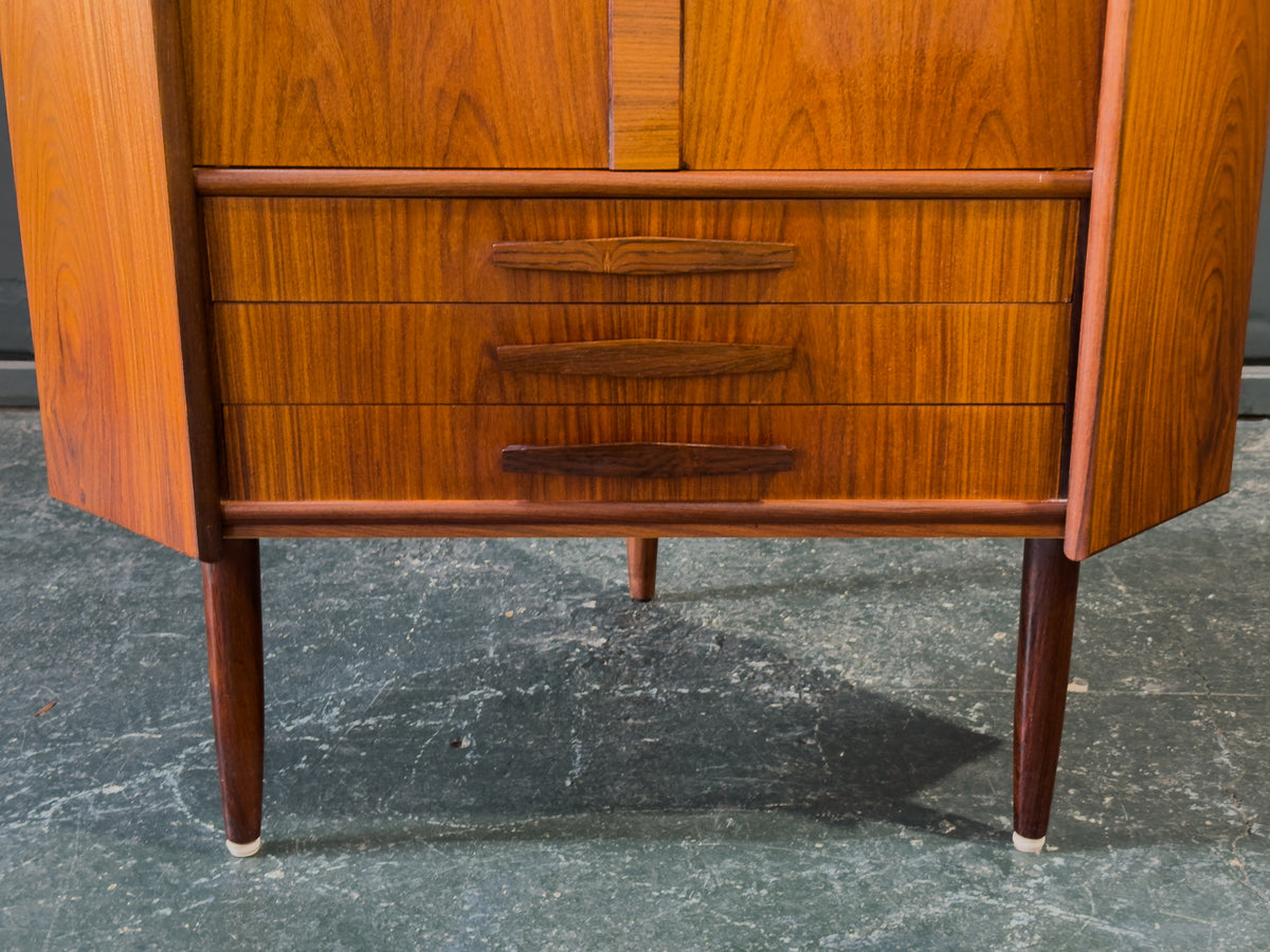 Rosewood Corner Cabinet Unit by Oman Junn Møbelfabrik