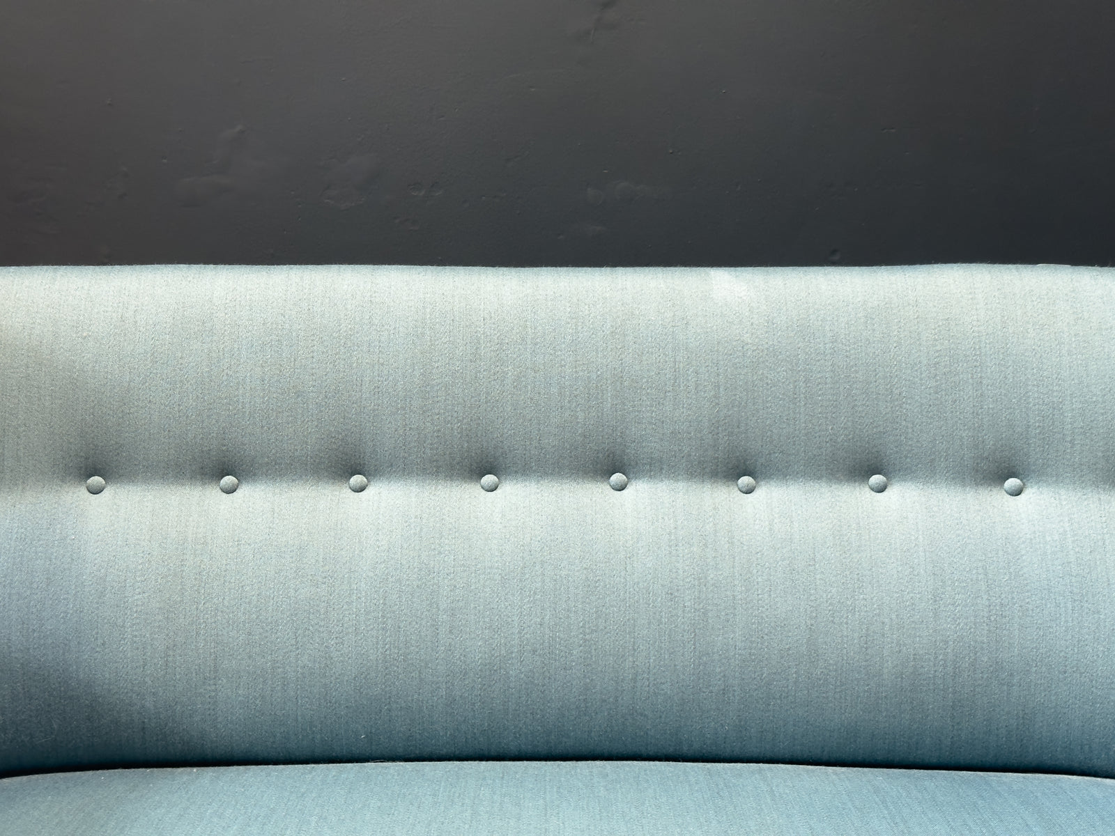 Frits Henningsen Blue Upholstered Sofa