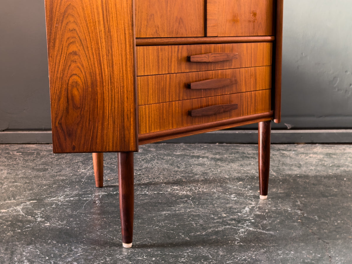 Rosewood Corner Cabinet Unit by Oman Junn Møbelfabrik