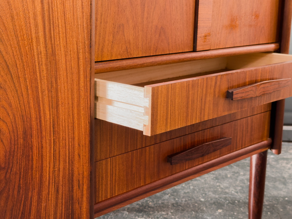 Rosewood Corner Cabinet Unit by Oman Junn Møbelfabrik