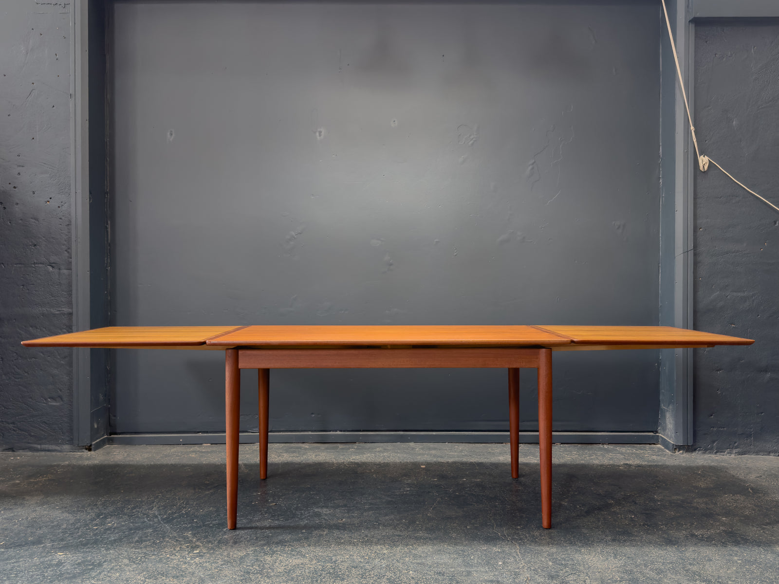 Extending Teak Rectangular Dining Table