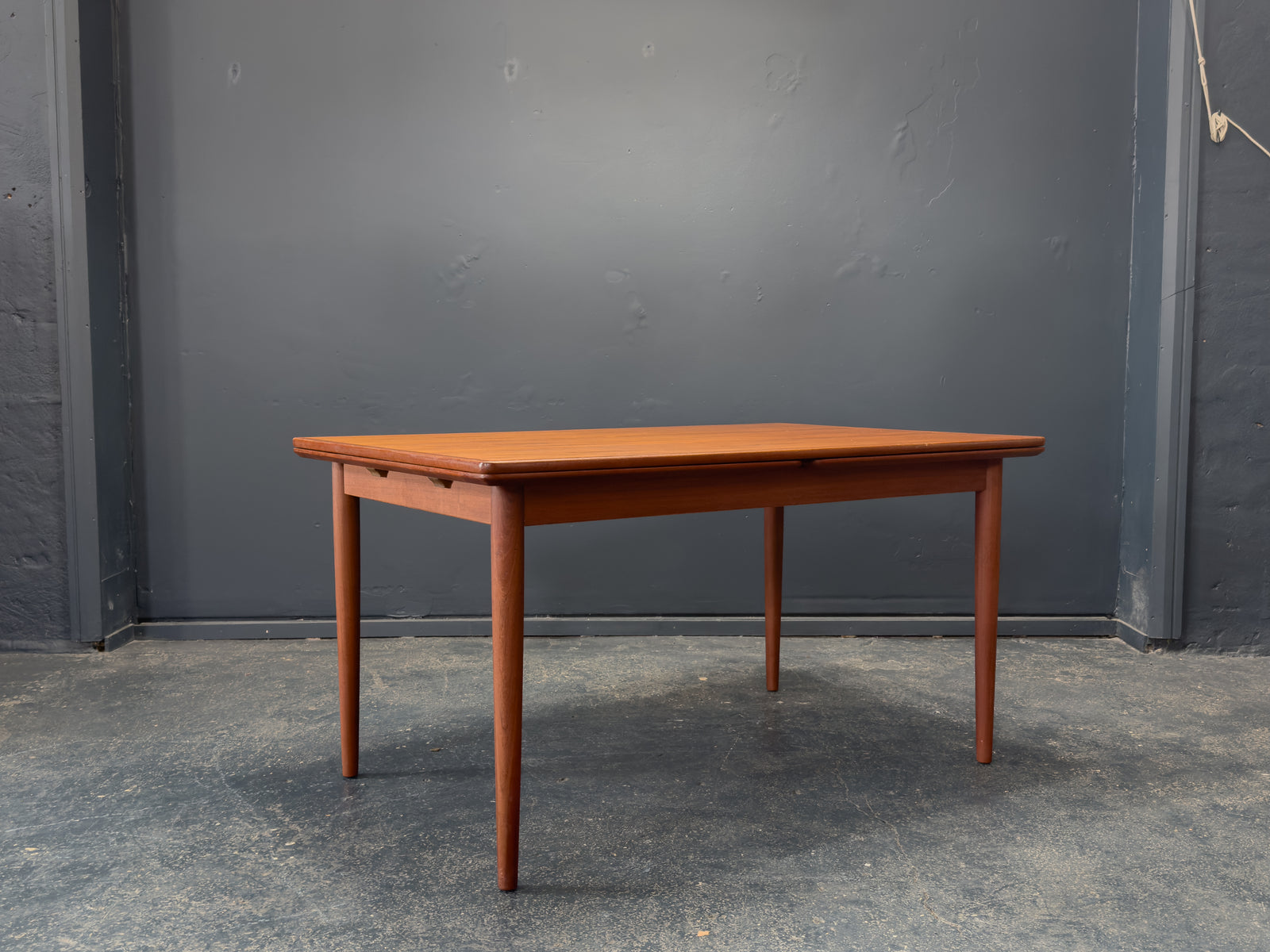Extending Teak Rectangular Dining Table