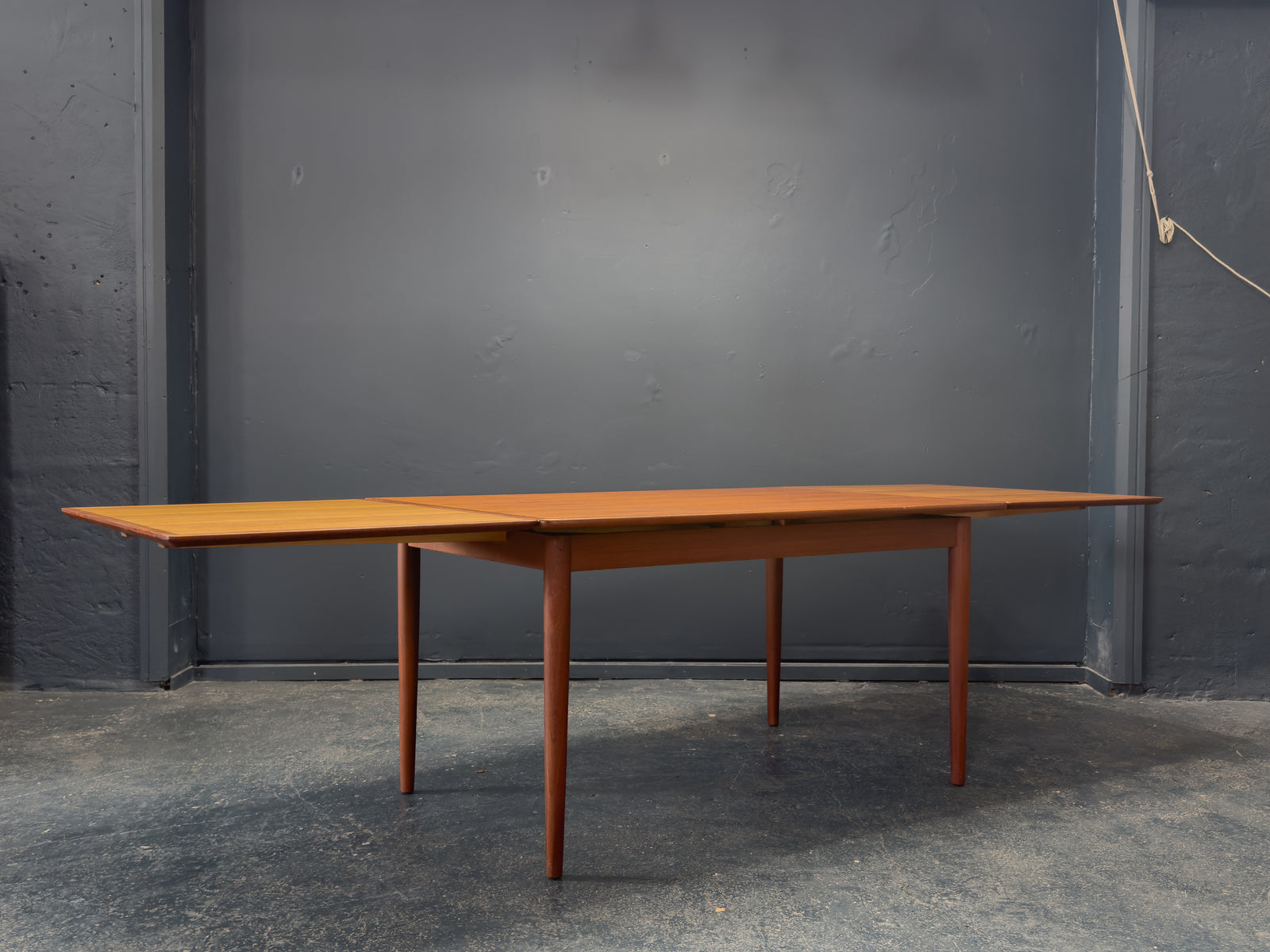 Extending Teak Rectangular Dining Table