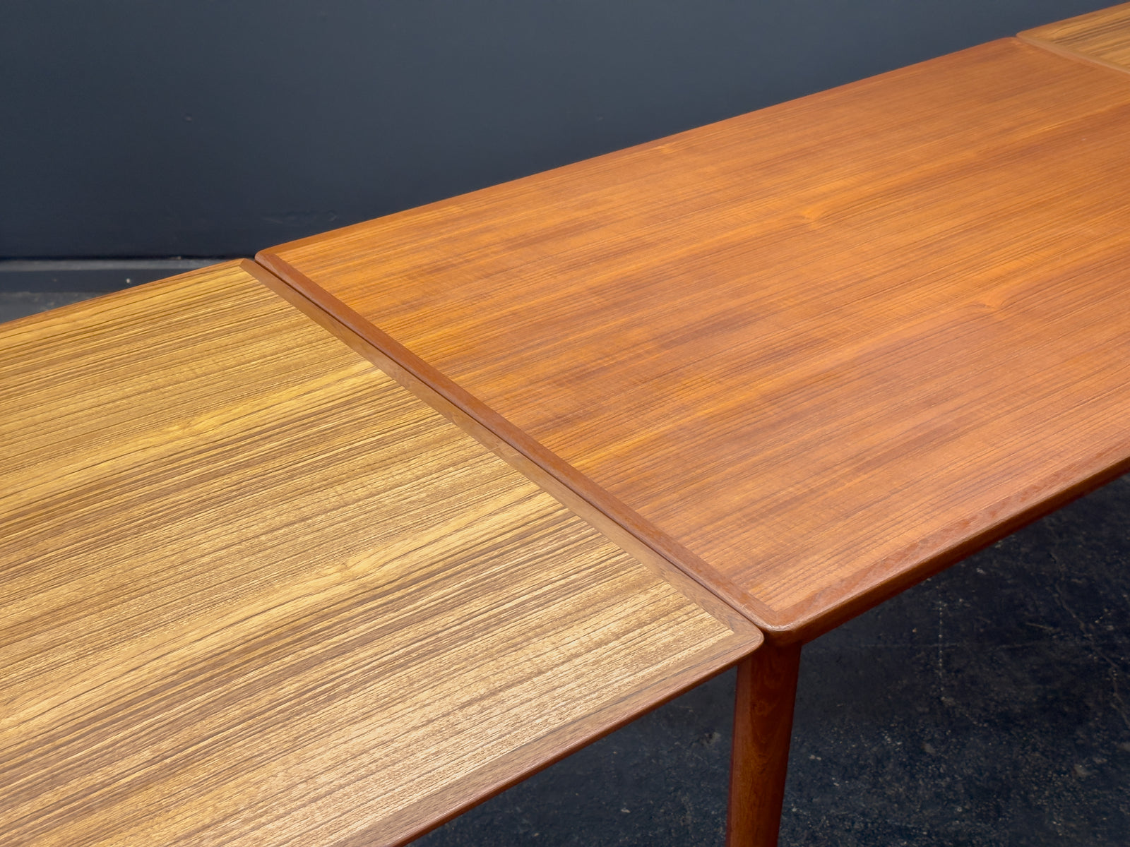 Extending Teak Rectangular Dining Table