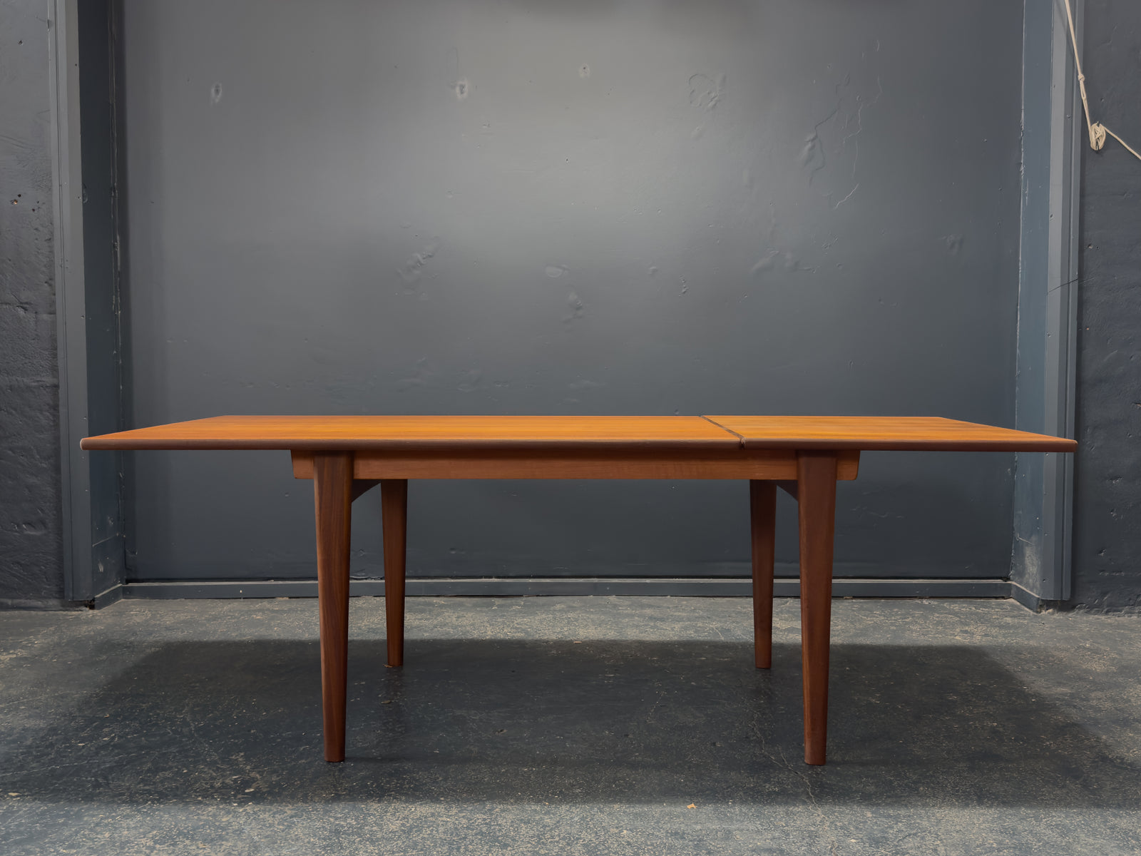 Extending Teak Rectangular Dining Table
