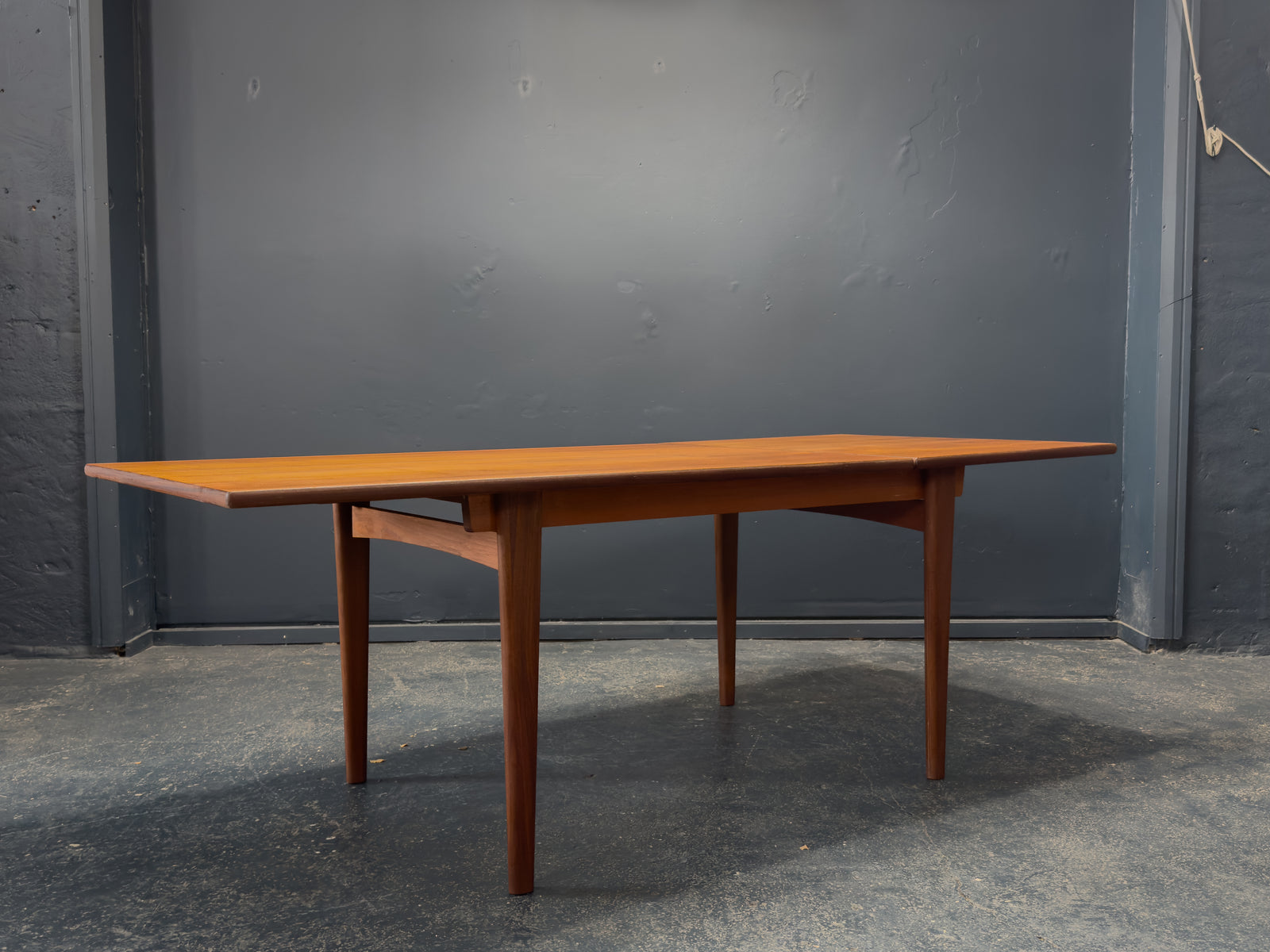 Extending Teak Rectangular Dining Table