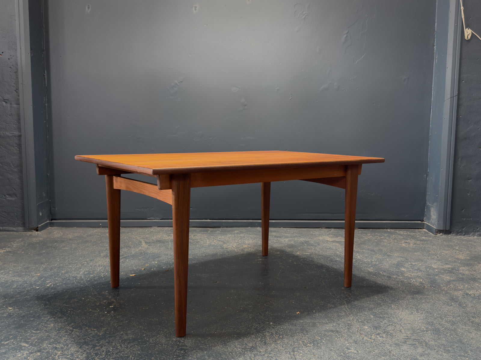 Extending Teak Rectangular Dining Table