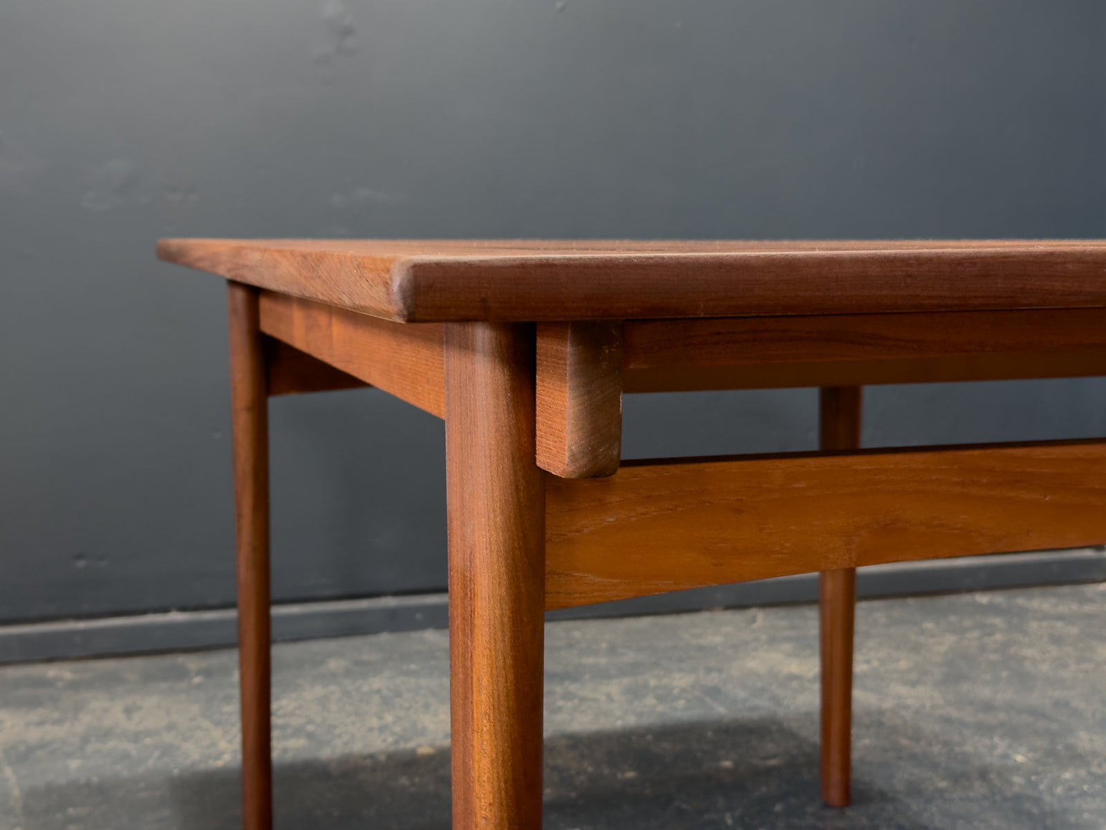 Extending Teak Rectangular Dining Table