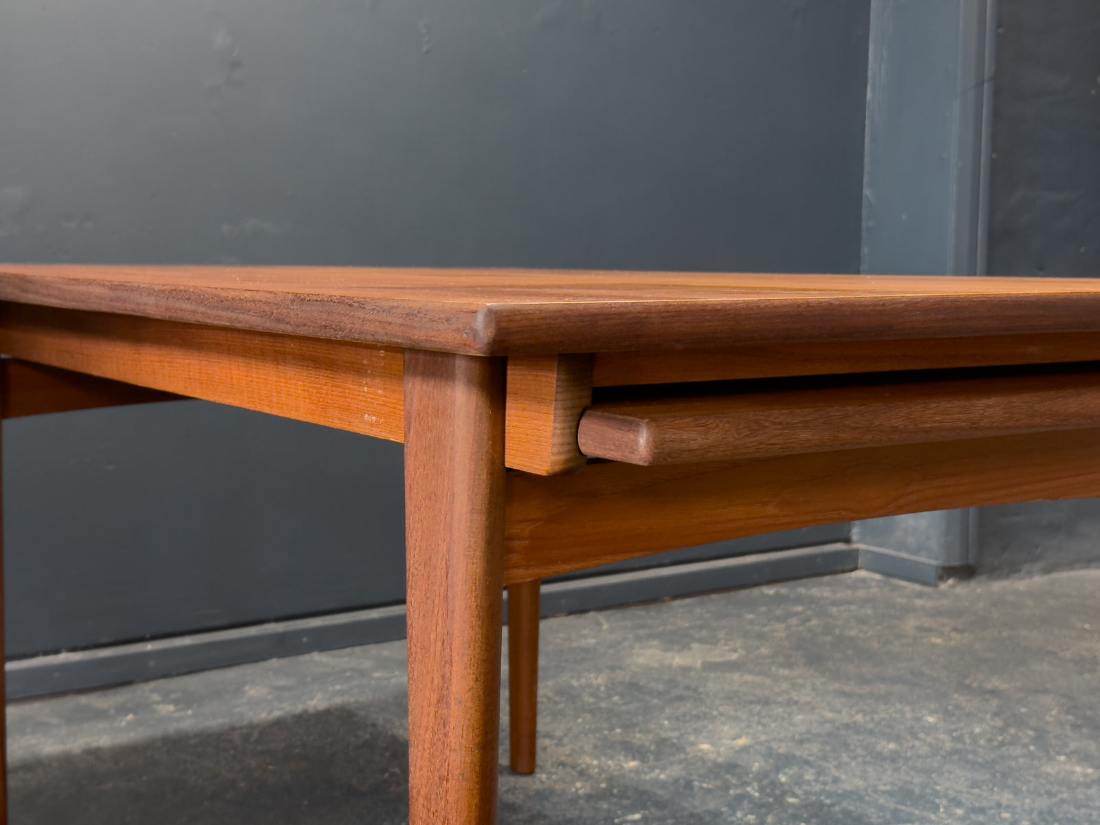 Extending Teak Rectangular Dining Table