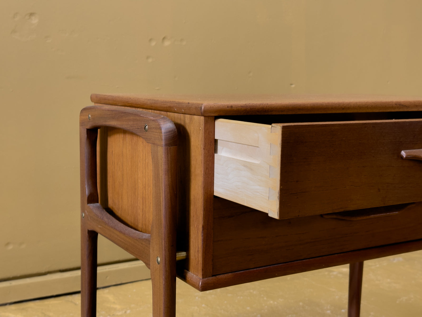 Teak Trolley with Drawers