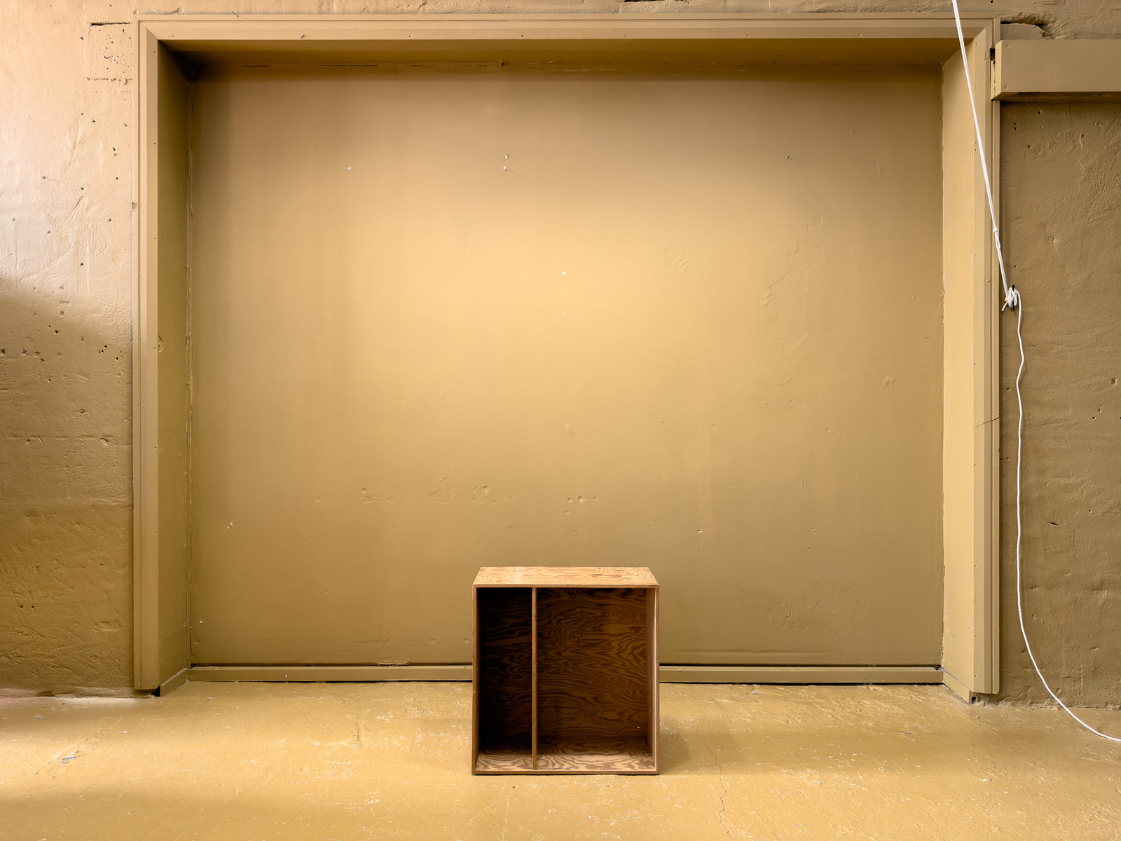 Single Square Pine Bookcase