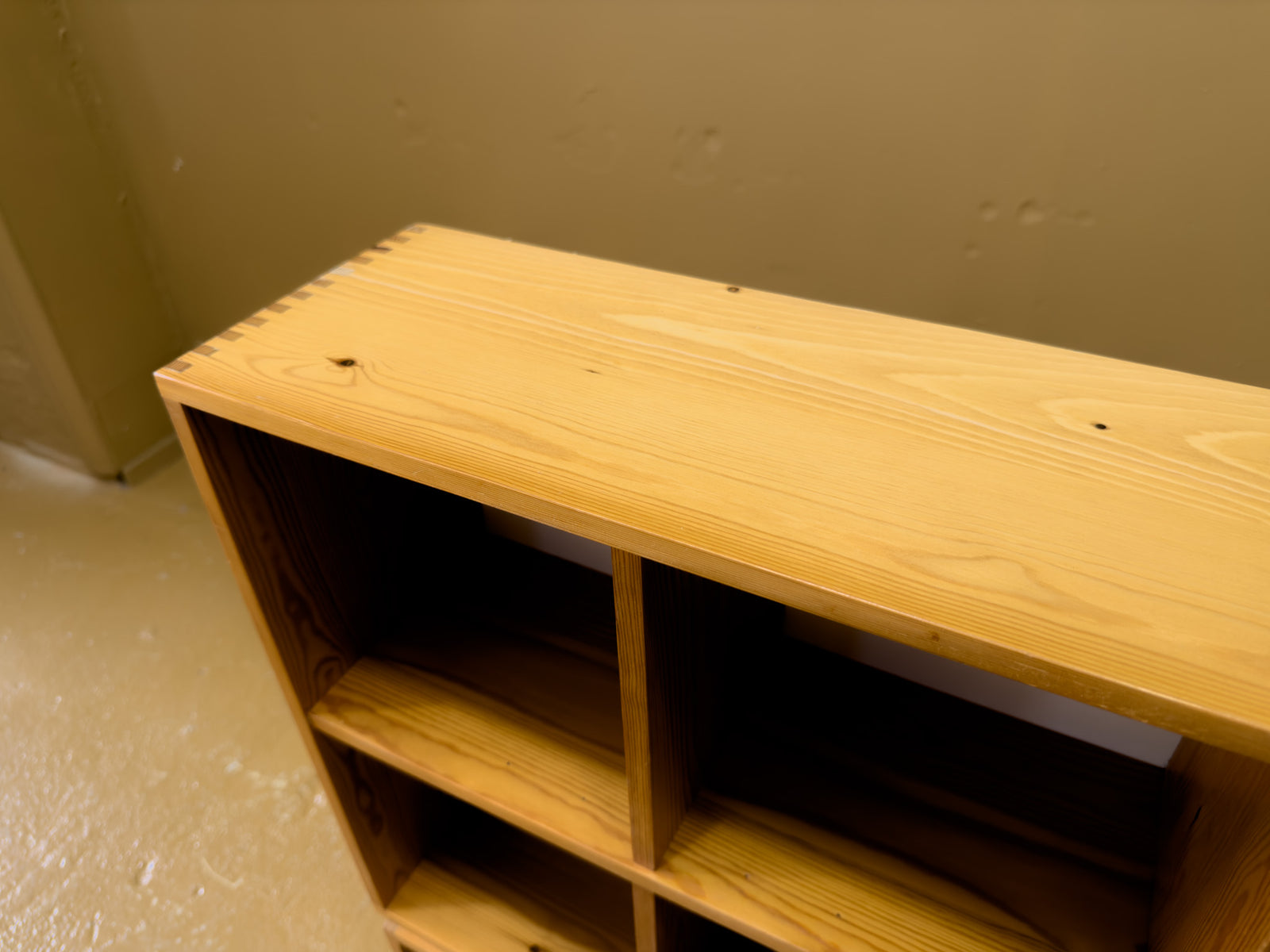 Two Square Solid Pine Bookcases