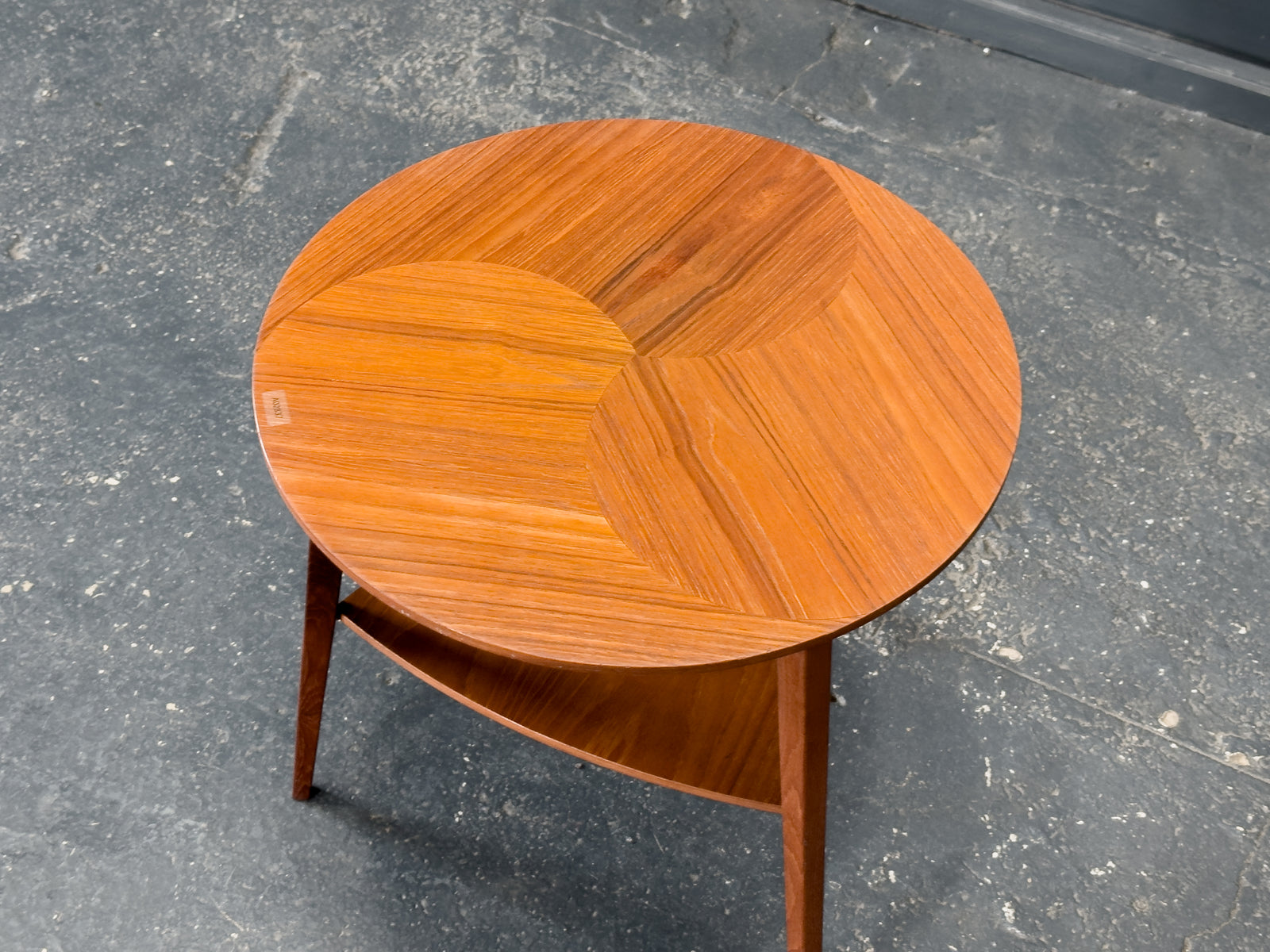 Mobelintarsia Round Teak Coffee Table