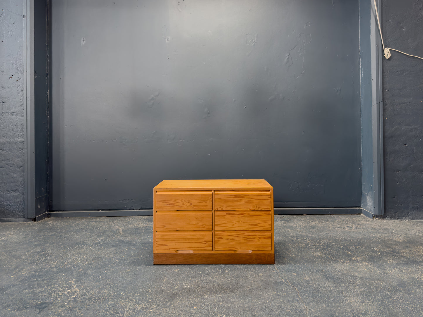 Low Pine Chest of Drawers