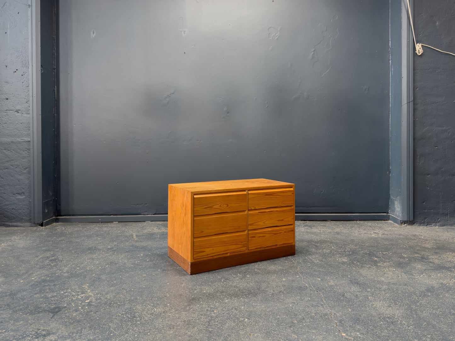 Low Pine Chest of Drawers