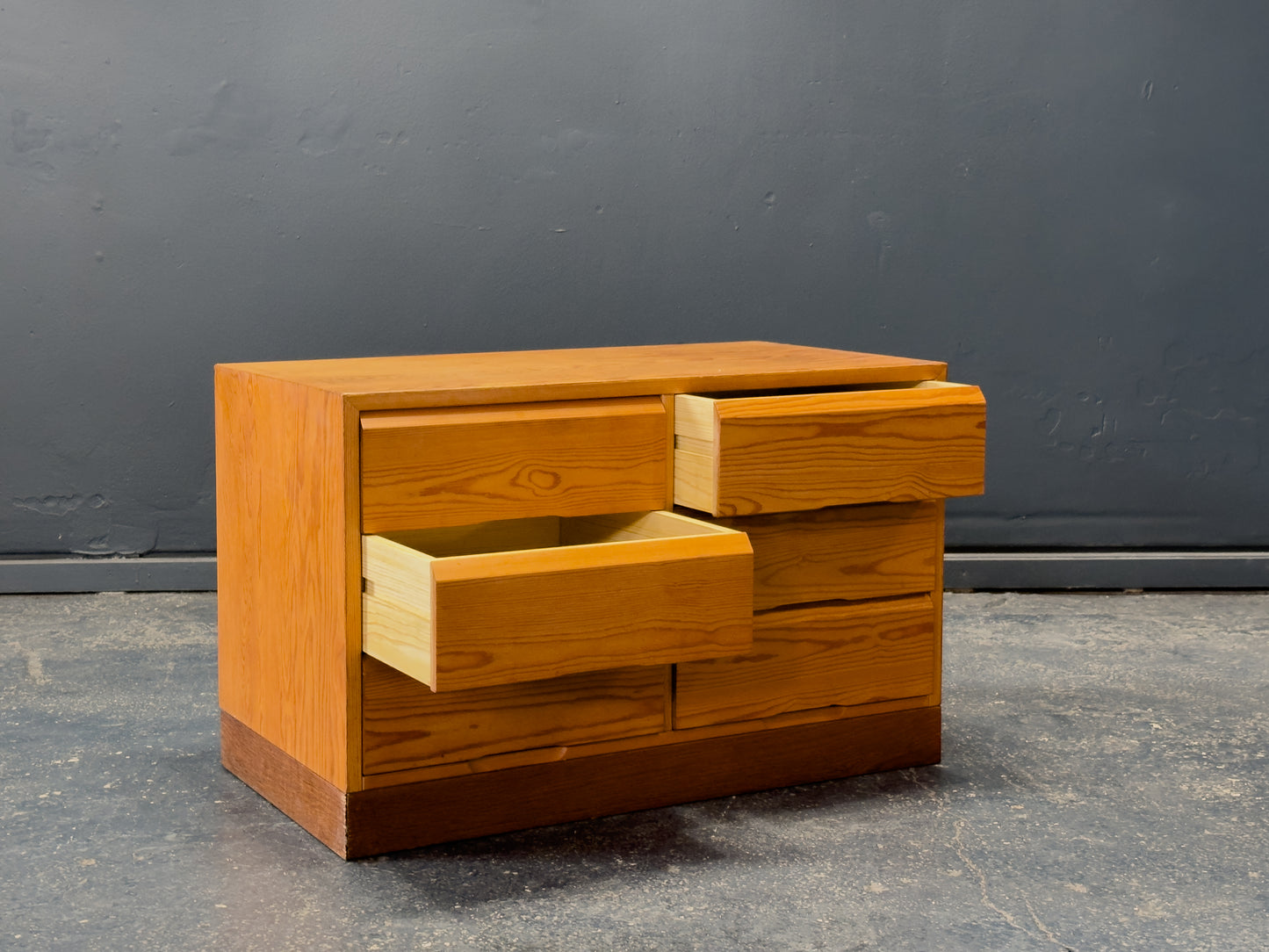 Low Pine Chest of Drawers