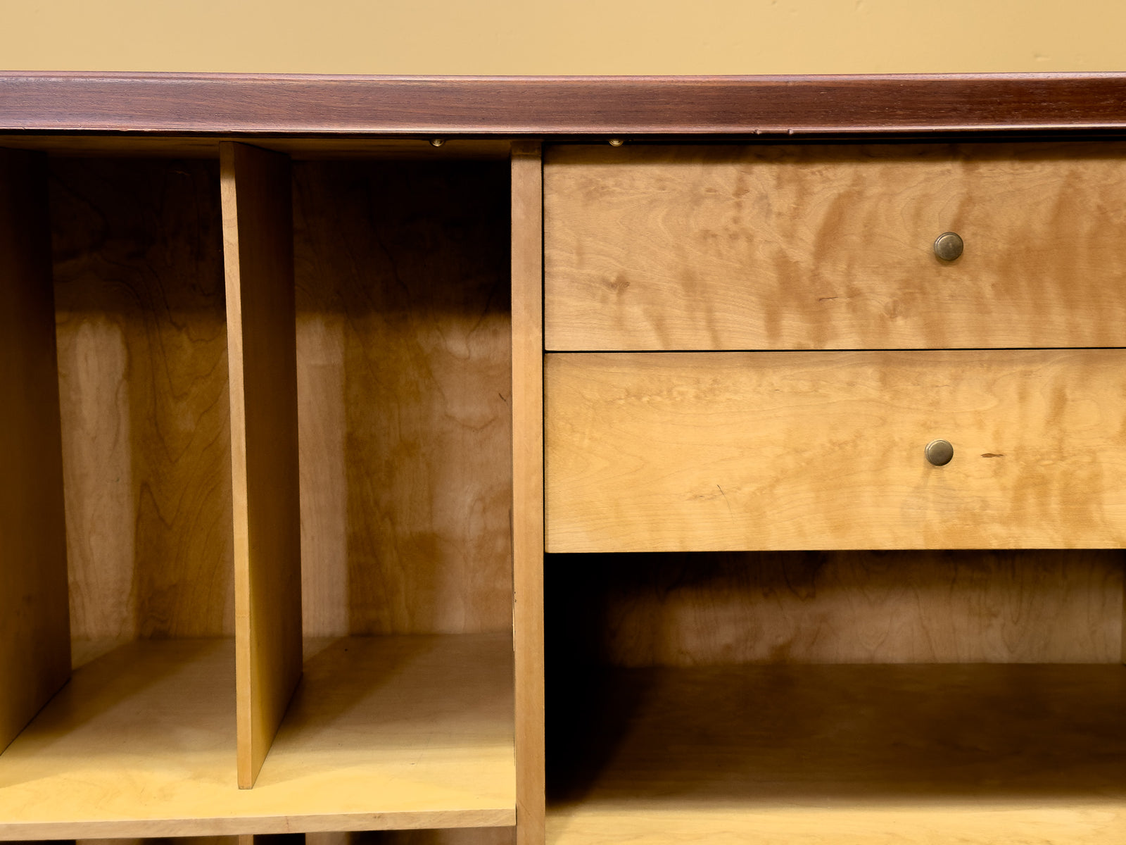 Cabinet with Wallpaper Accents