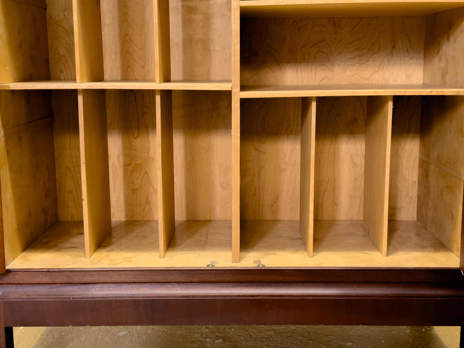 Cabinet with Wallpaper Accents