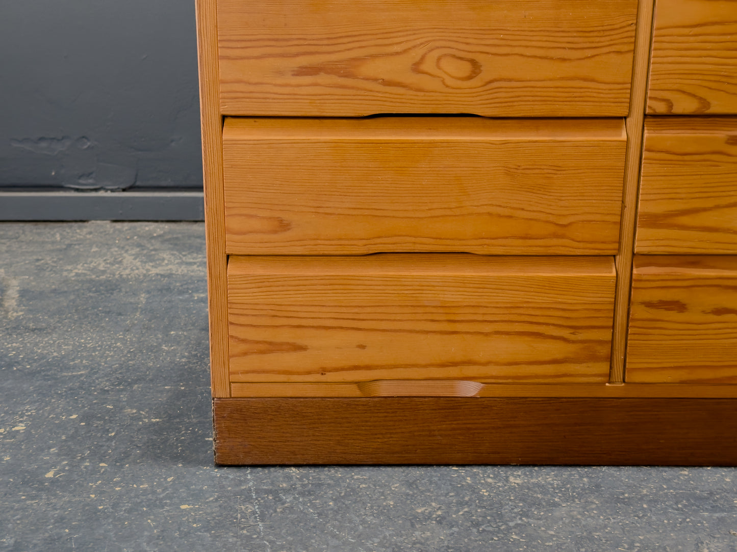 Low Pine Chest of Drawers