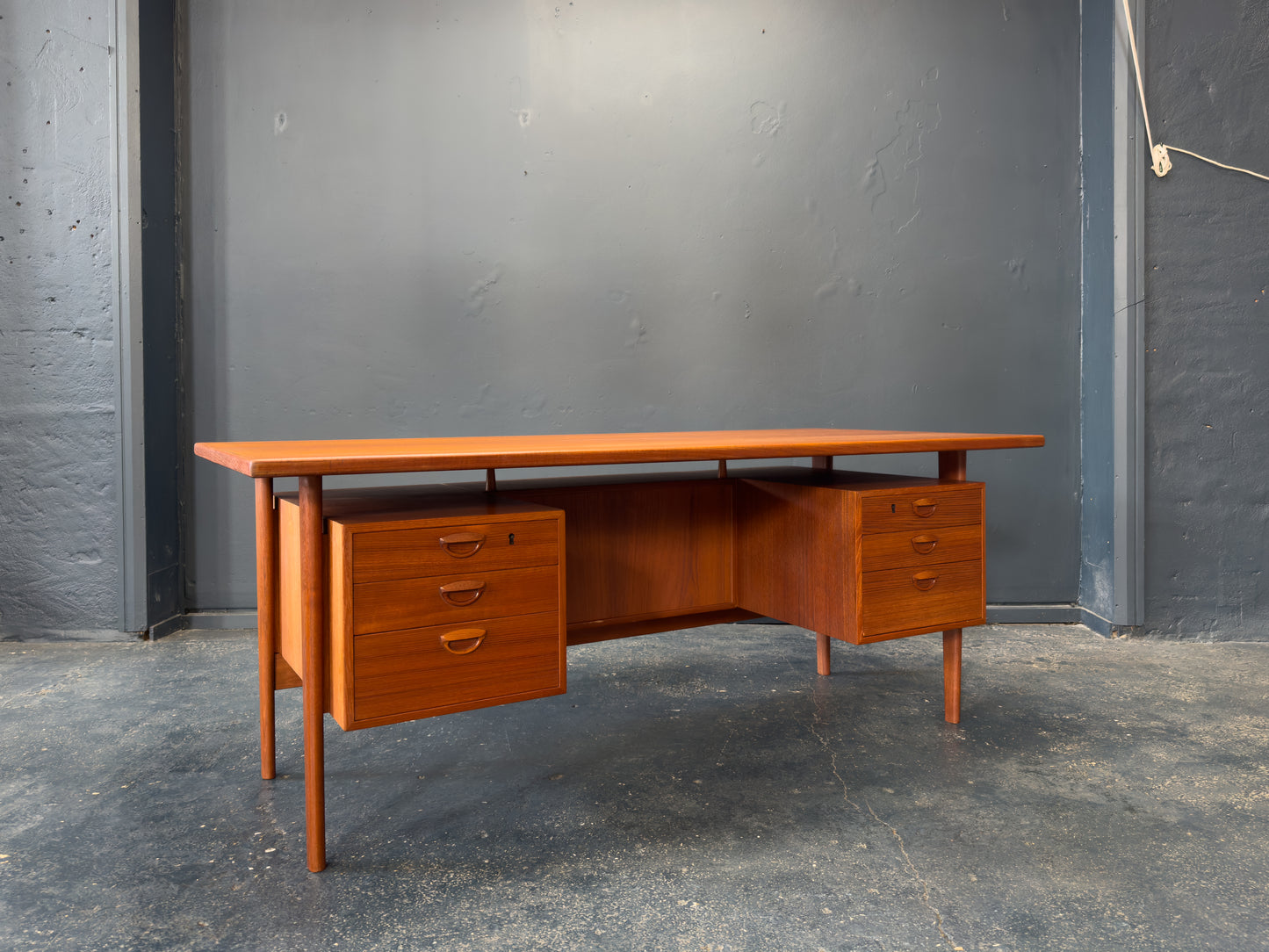 Kai Kristiansen Large Teak Desk