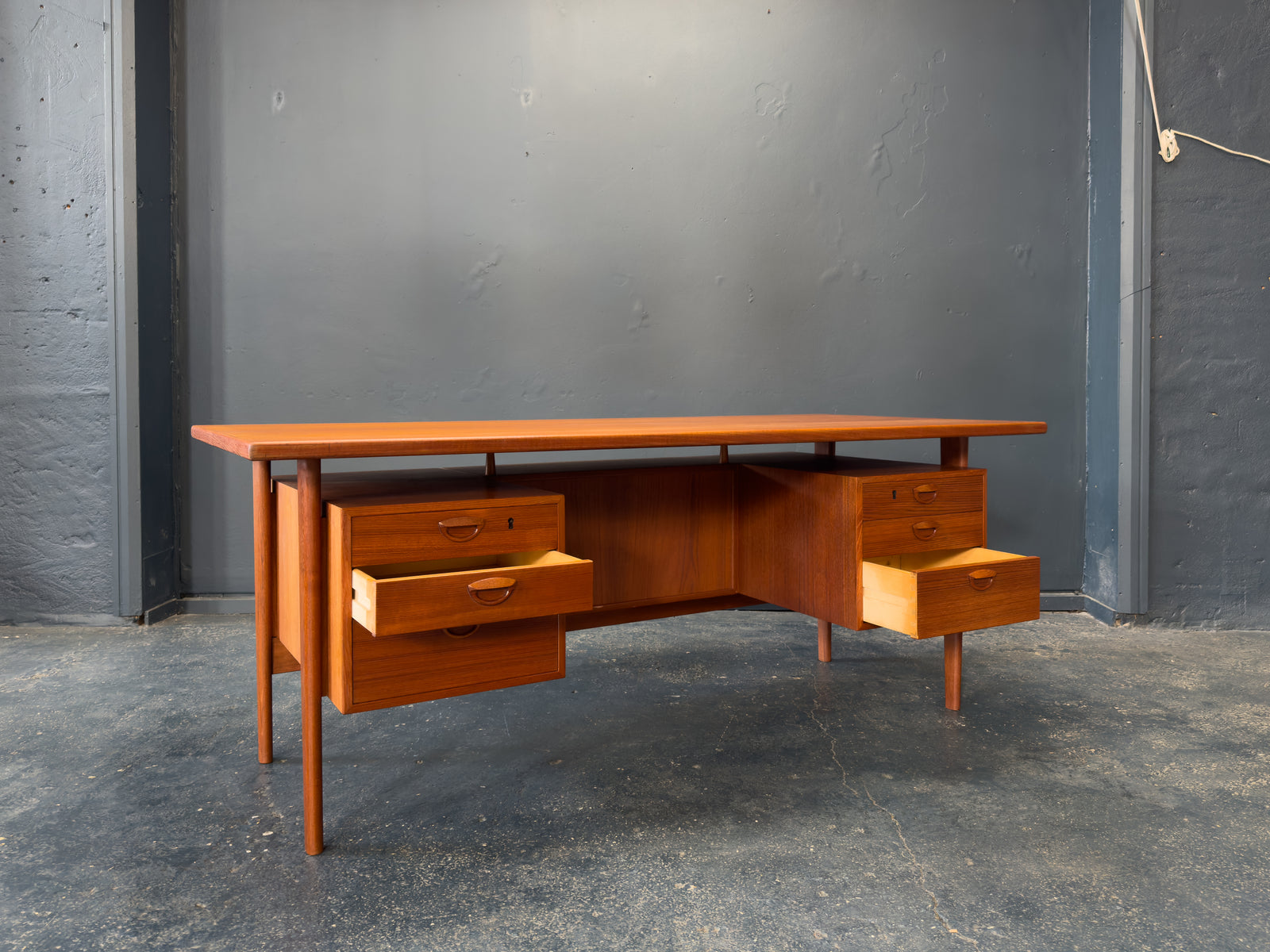 Kai Kristiansen Large Teak Desk