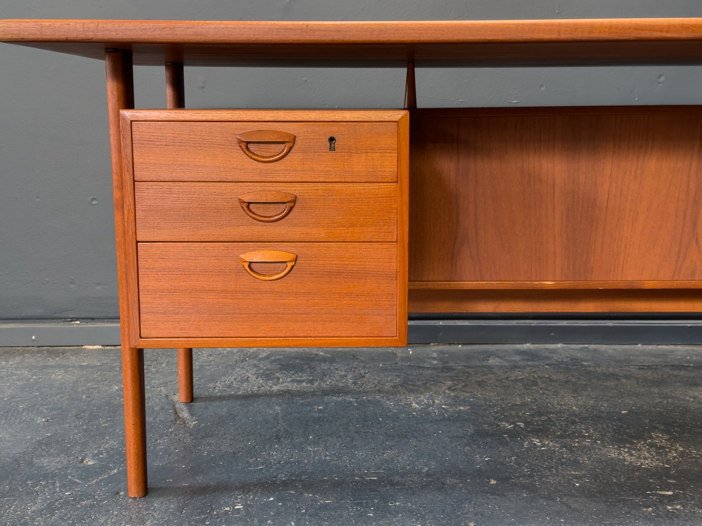 Kai Kristiansen Large Teak Desk