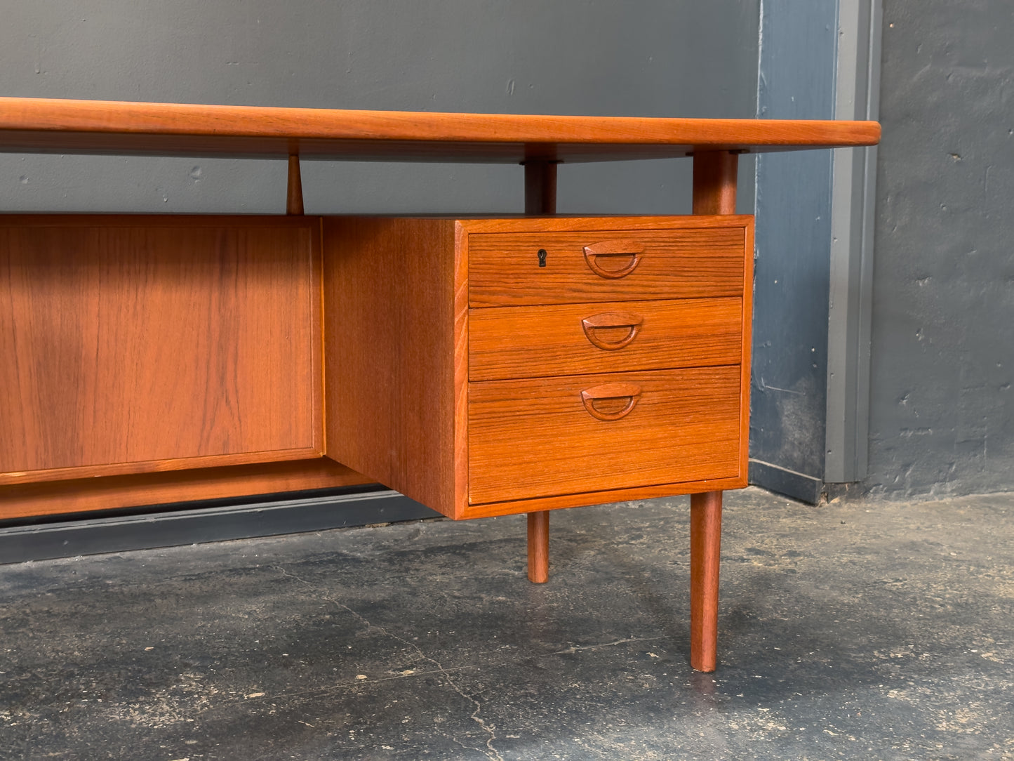 Kai Kristiansen Large Teak Desk