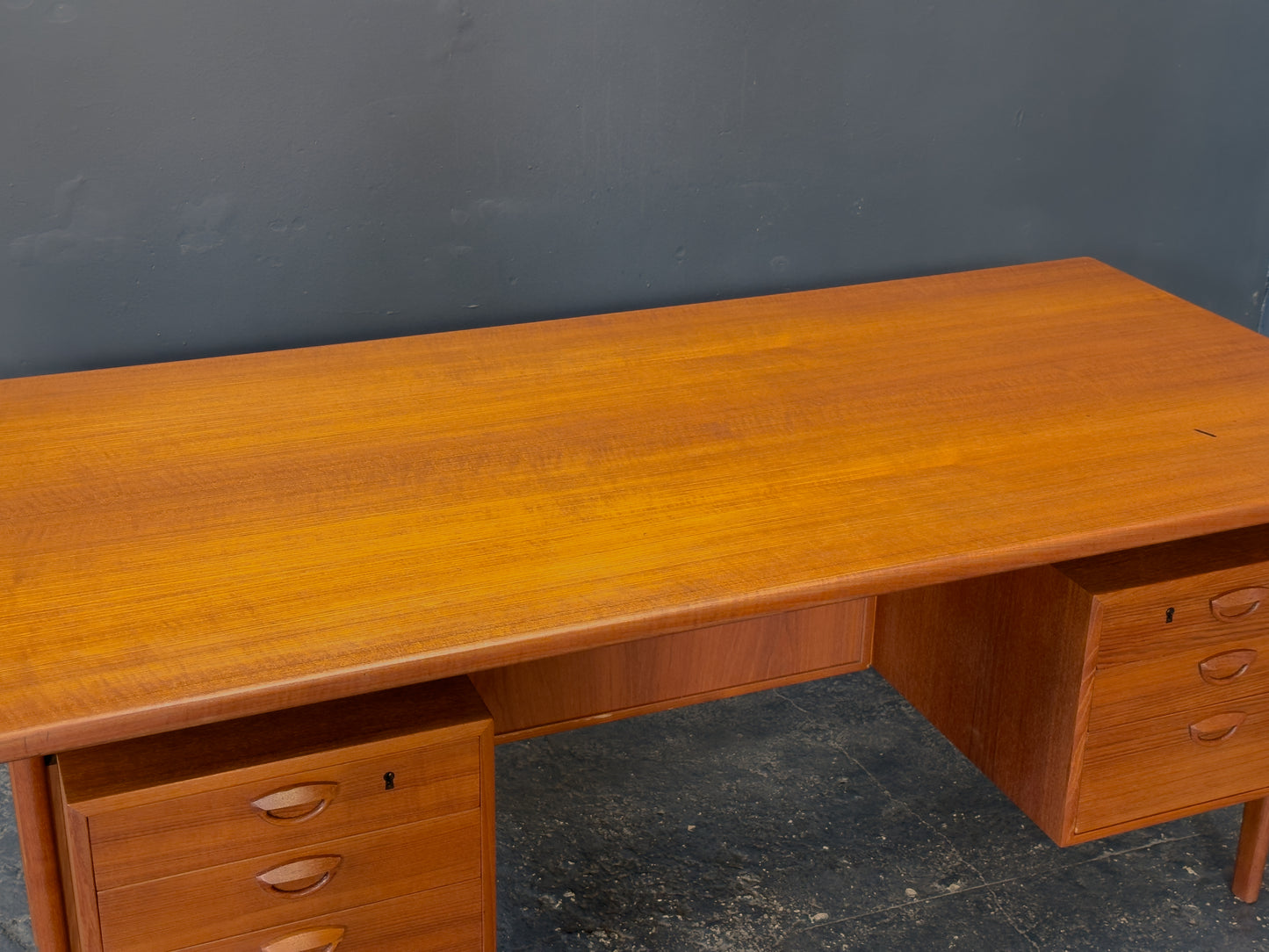 Kai Kristiansen Large Teak Desk