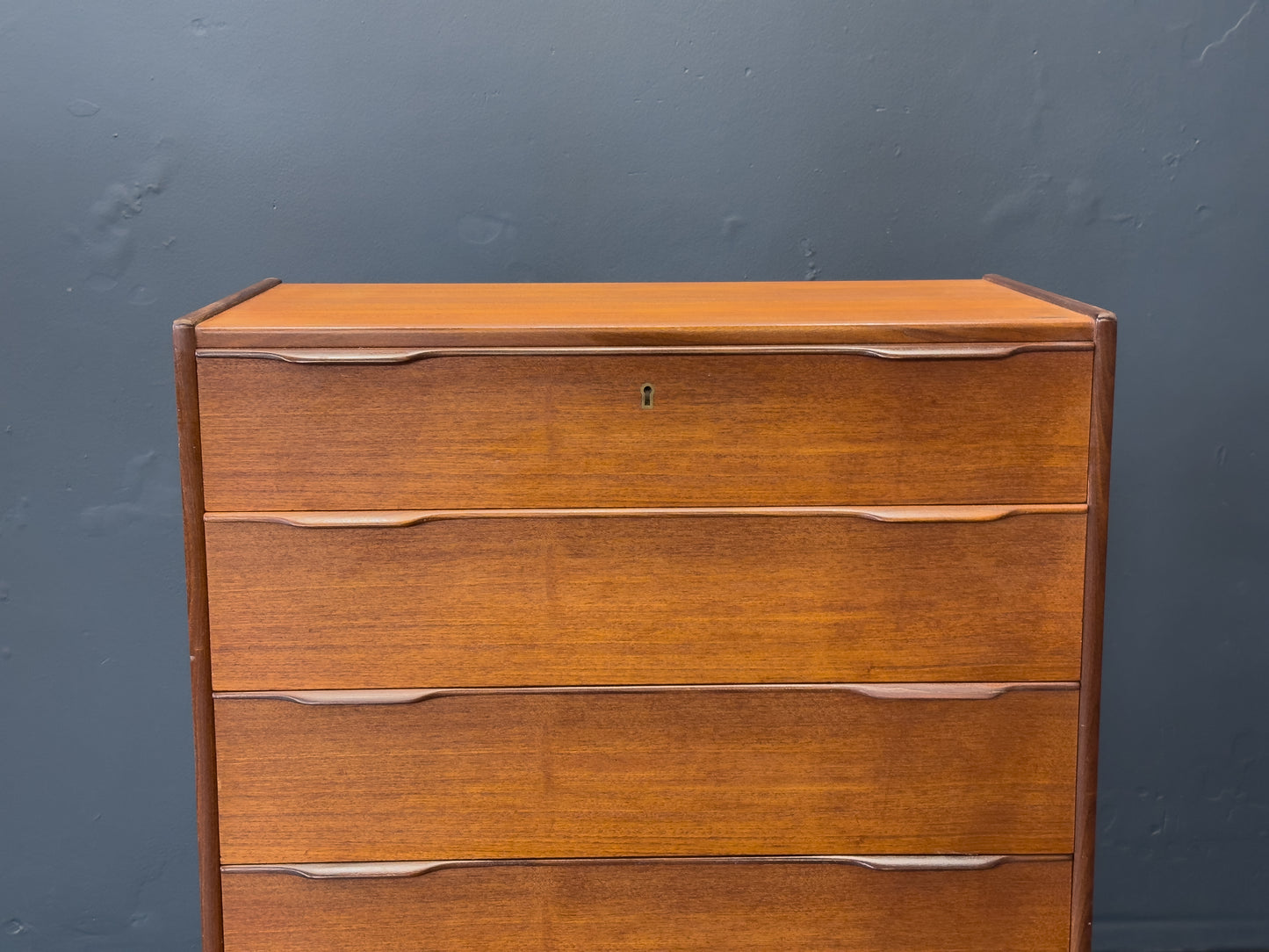 Teak Tallboy Chest of Drawers