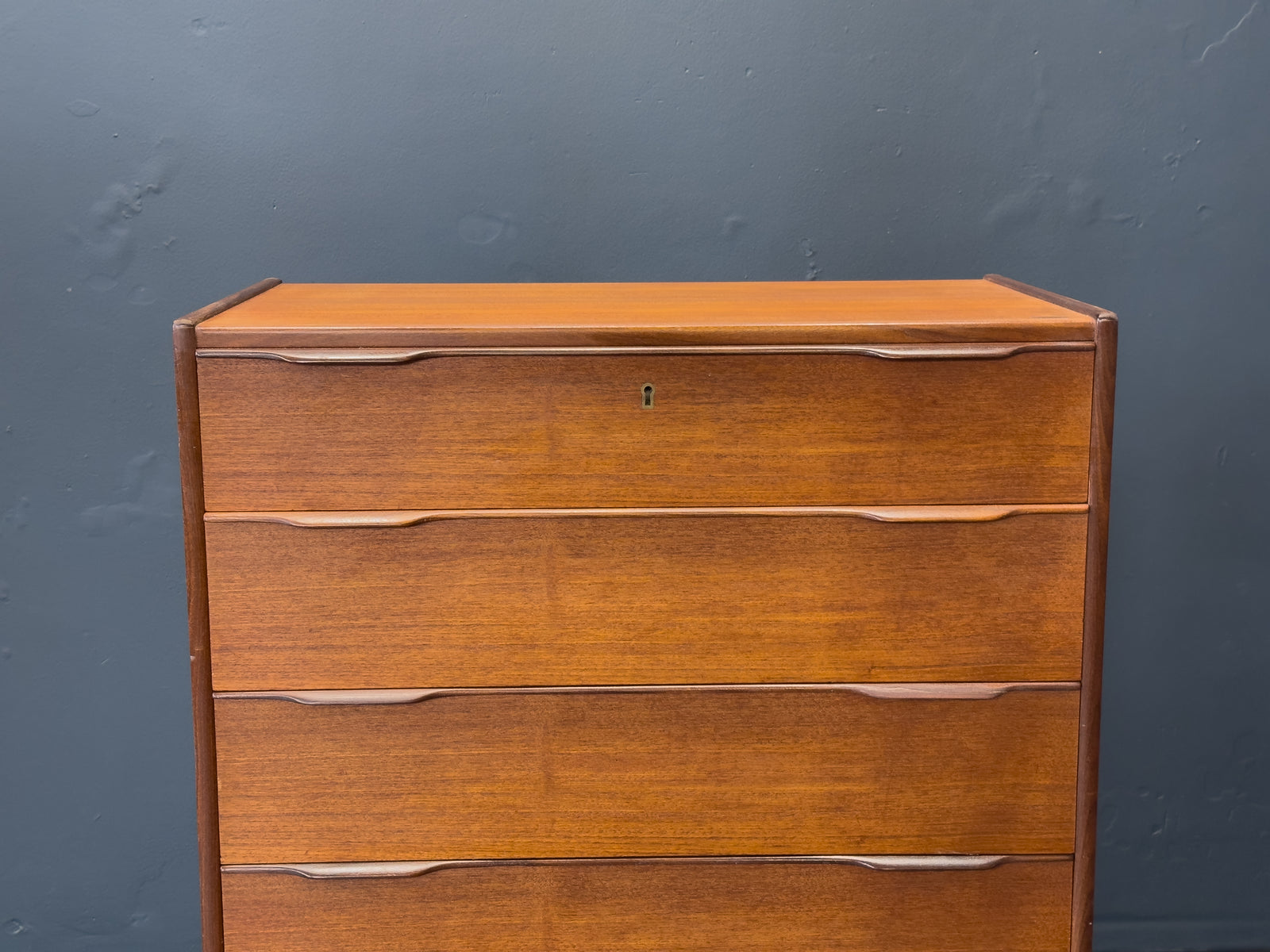 Teak Tallboy Chest of Drawers