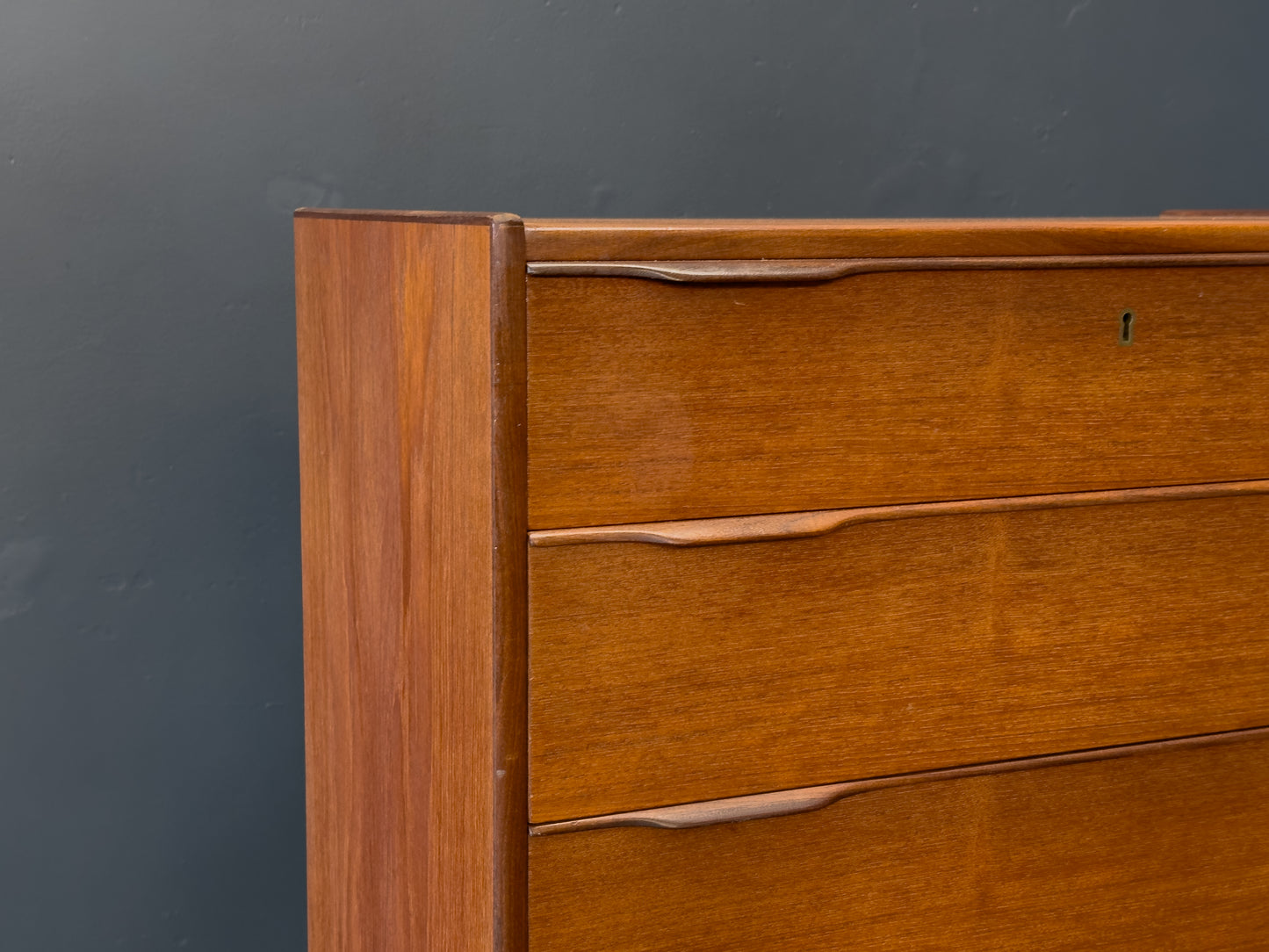 Teak Tallboy Chest of Drawers