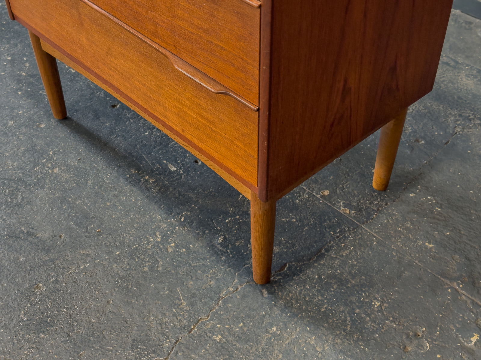 Teak Tallboy Chest of Drawers