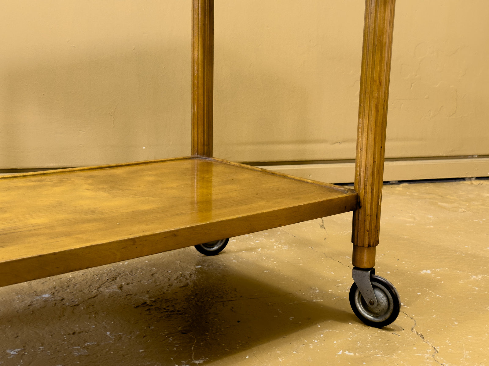 Glass-top Bar Cart