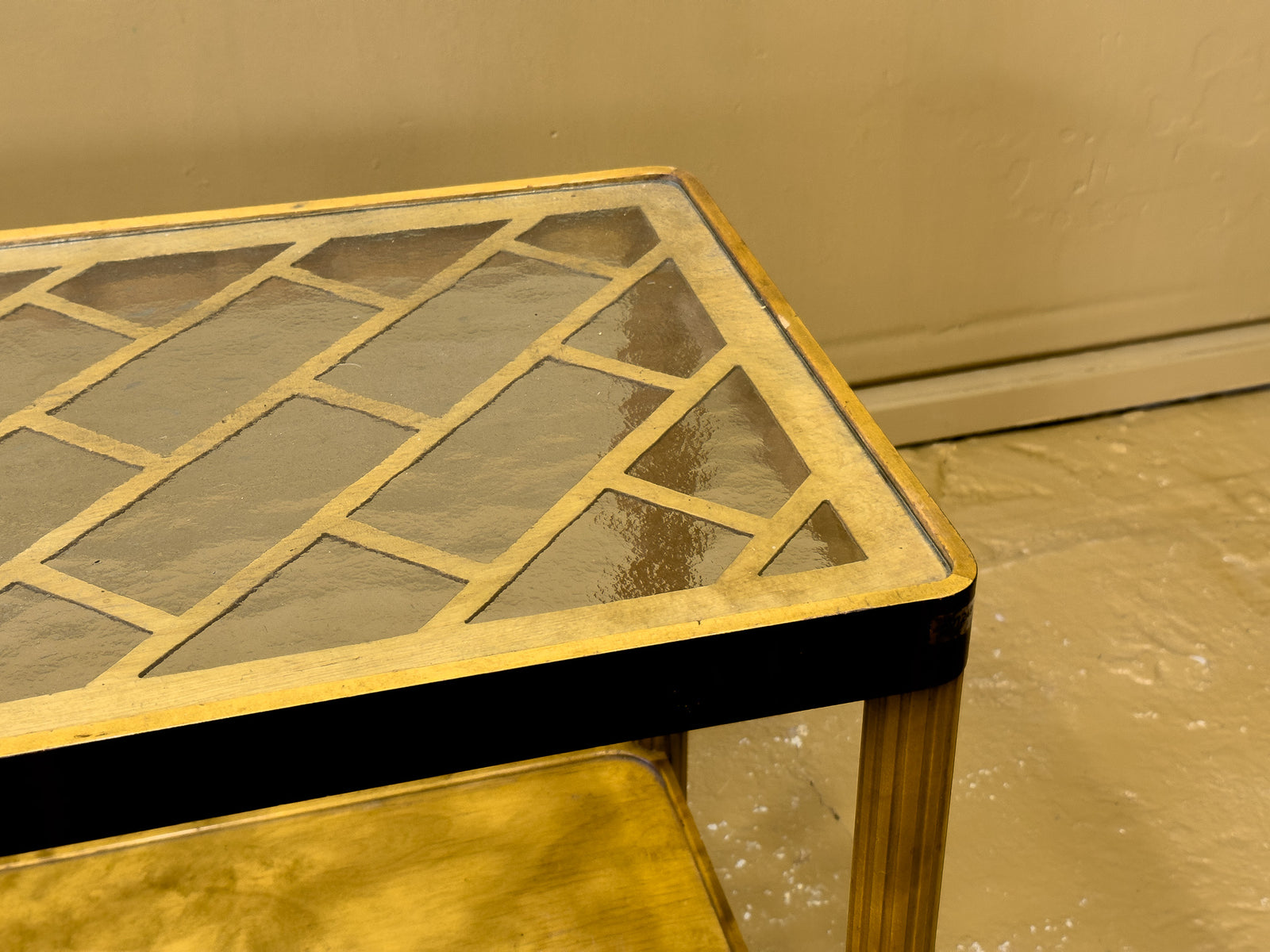 Glass-top Bar Cart